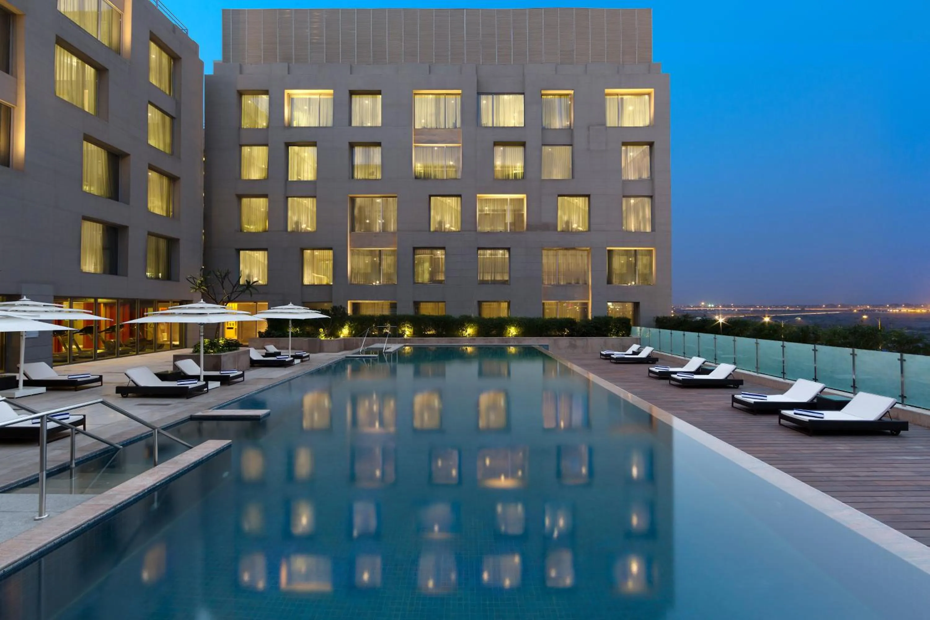 Swimming pool in Holiday Inn New Delhi Aerocity by IHG