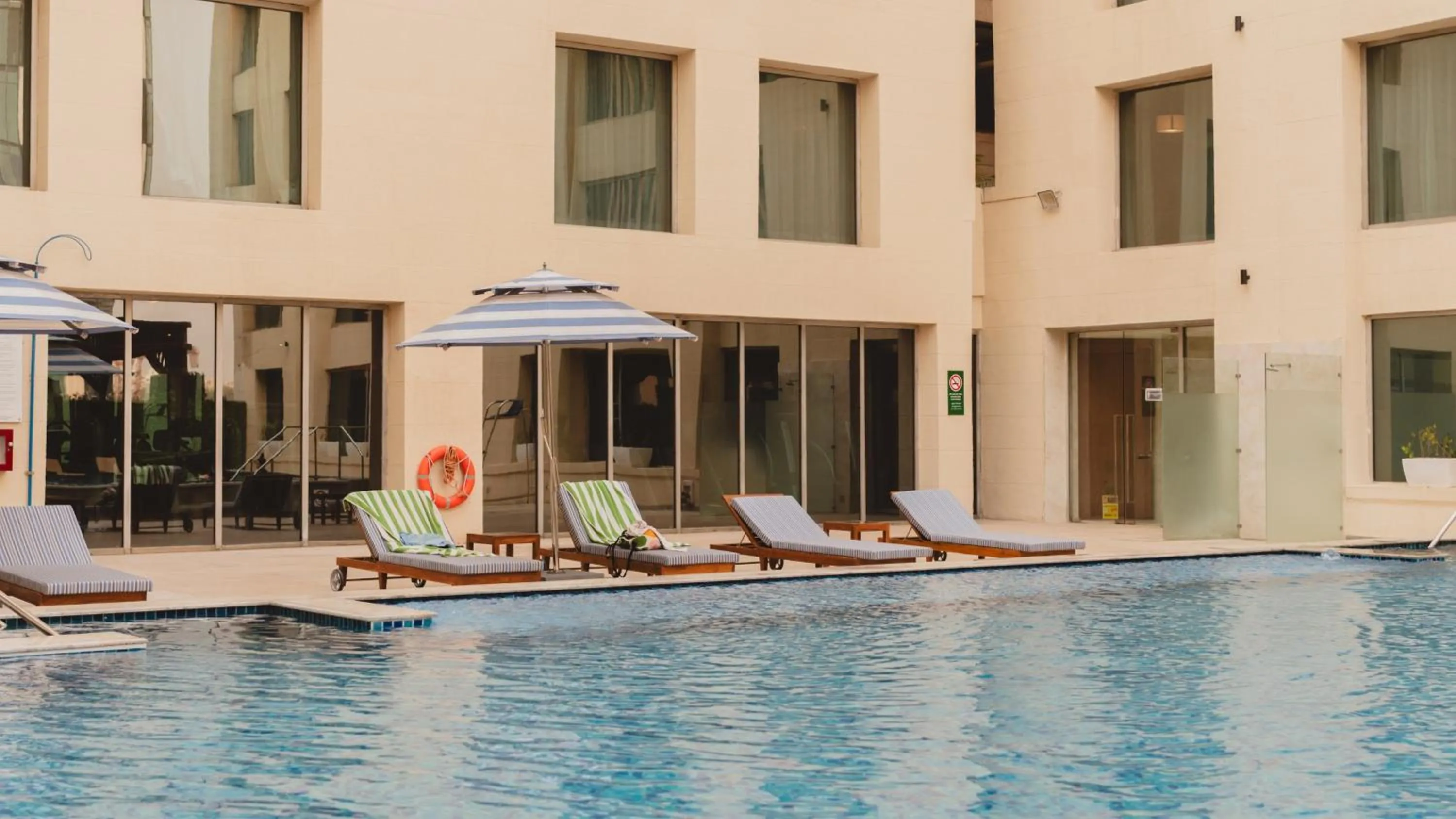 Swimming pool in Holiday Inn New Delhi Aerocity by IHG