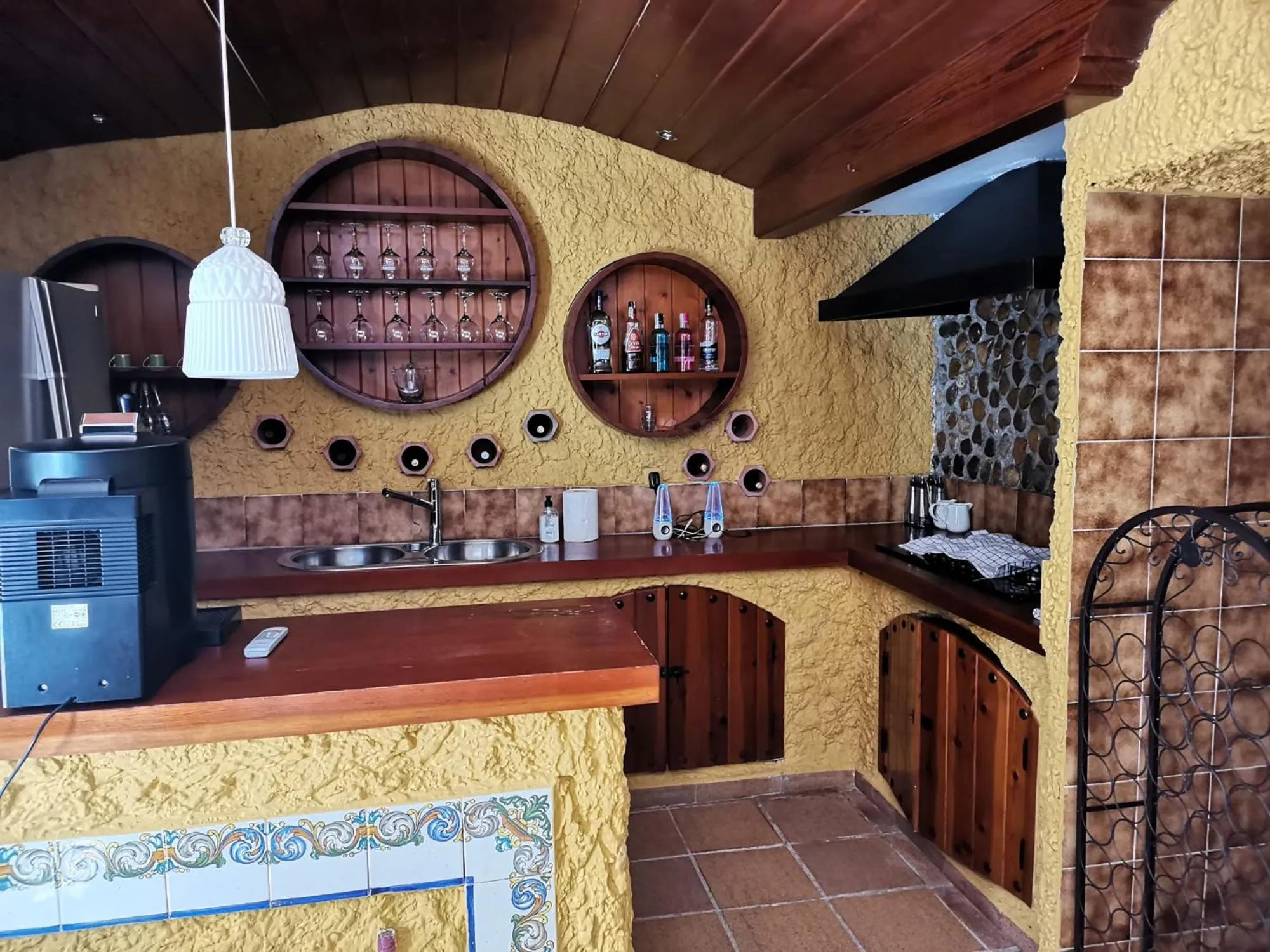 Kitchen or kitchenette in Devmani Hotel Rural