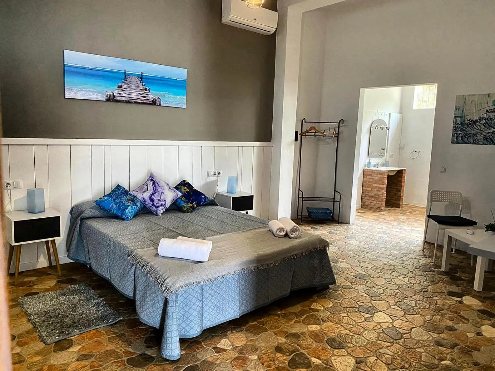 Bed in Devmani Hotel Rural