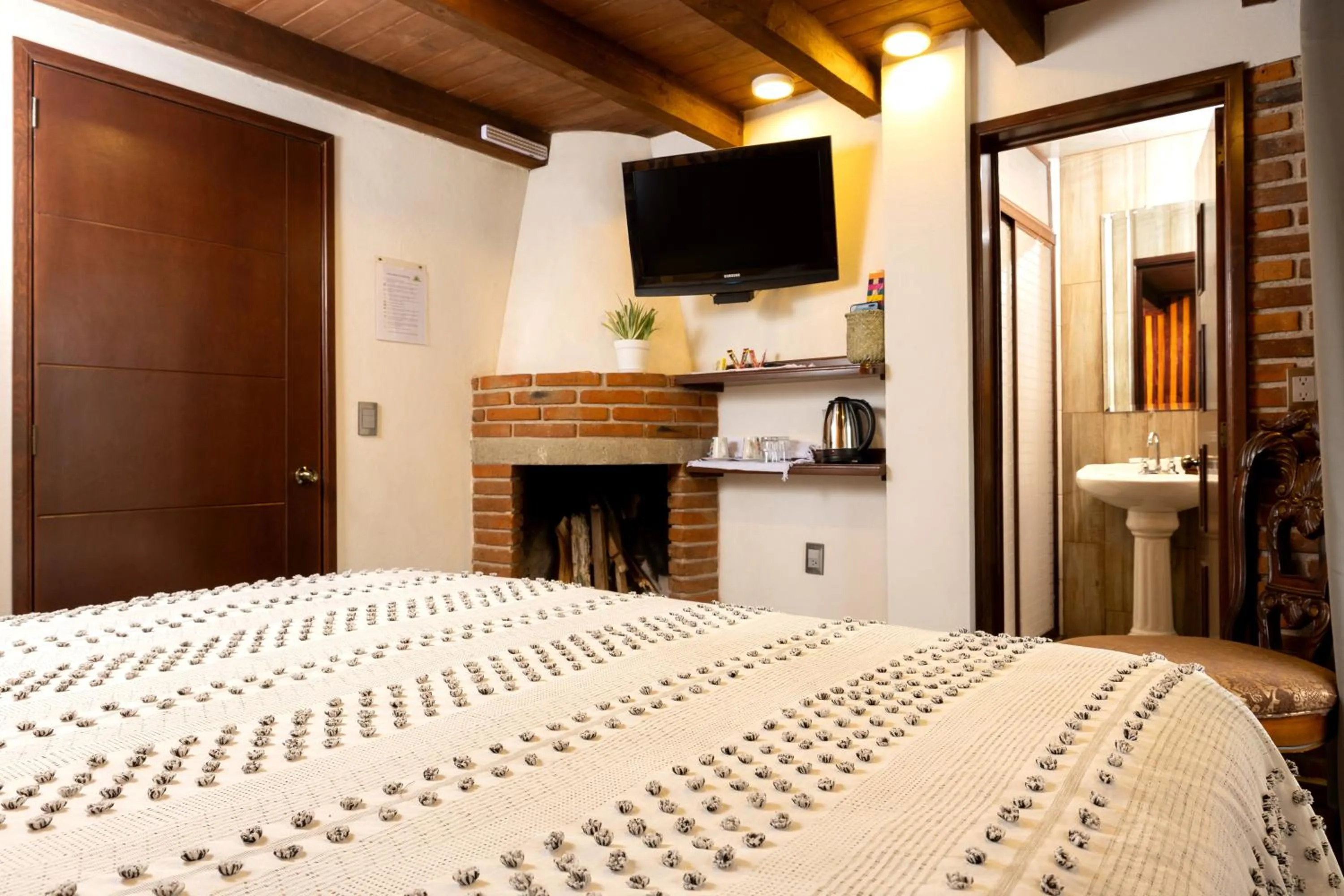 Bed in Cabañas Sierra Verde