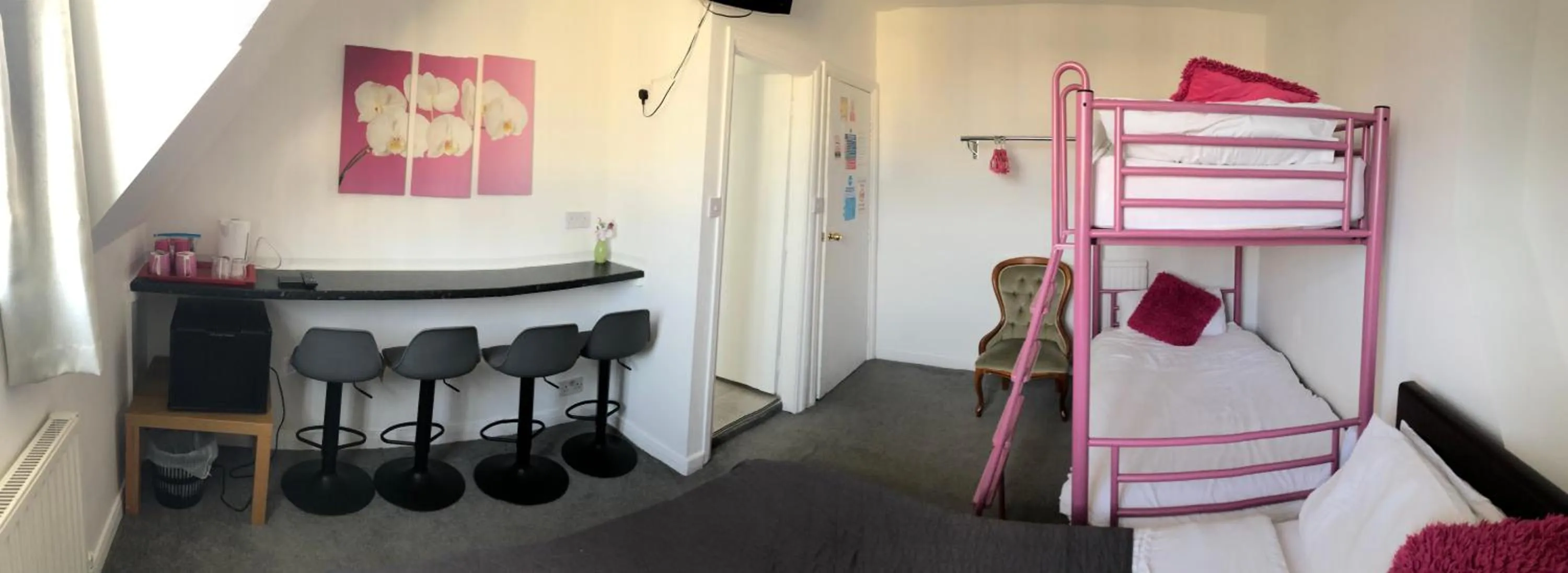 Bed in Admiral Hotel