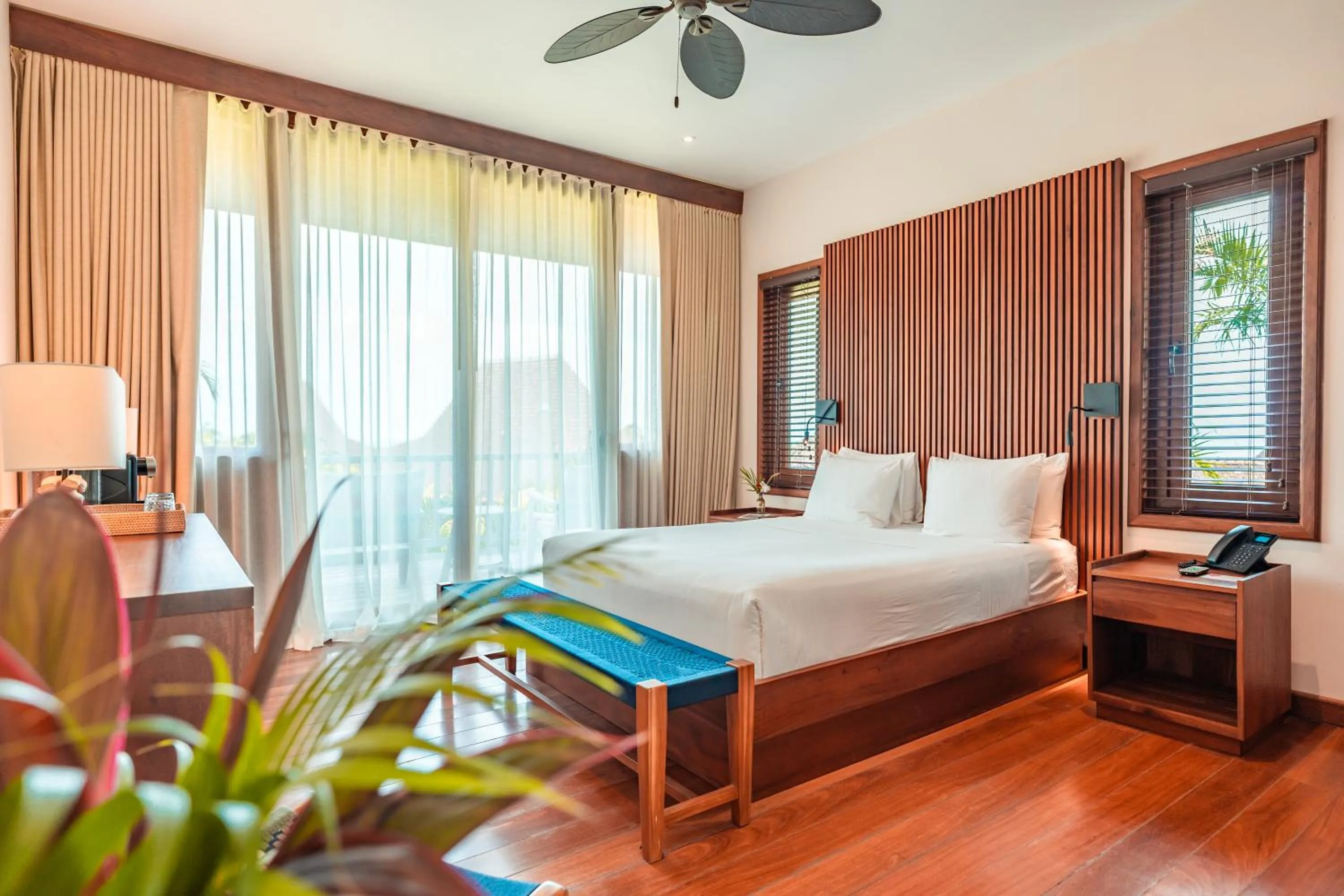 Bed in La Coralina Island House