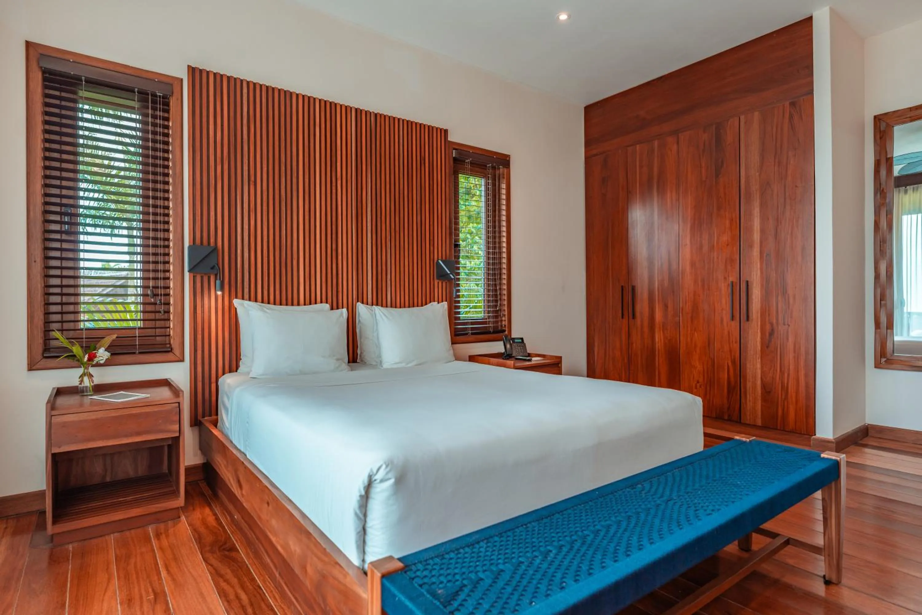 Bed in La Coralina Island House