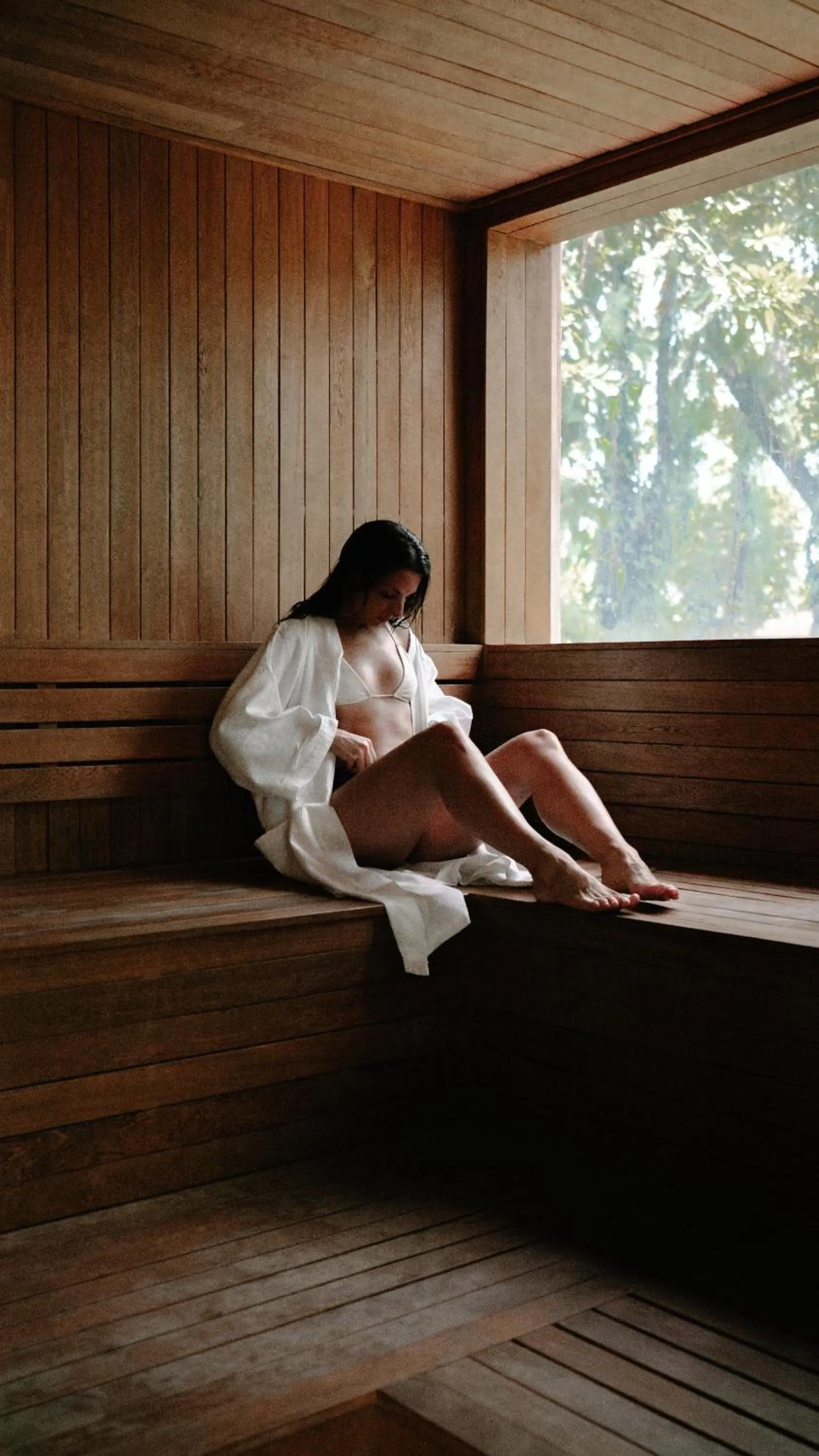 Sauna in La Coralina Island House
