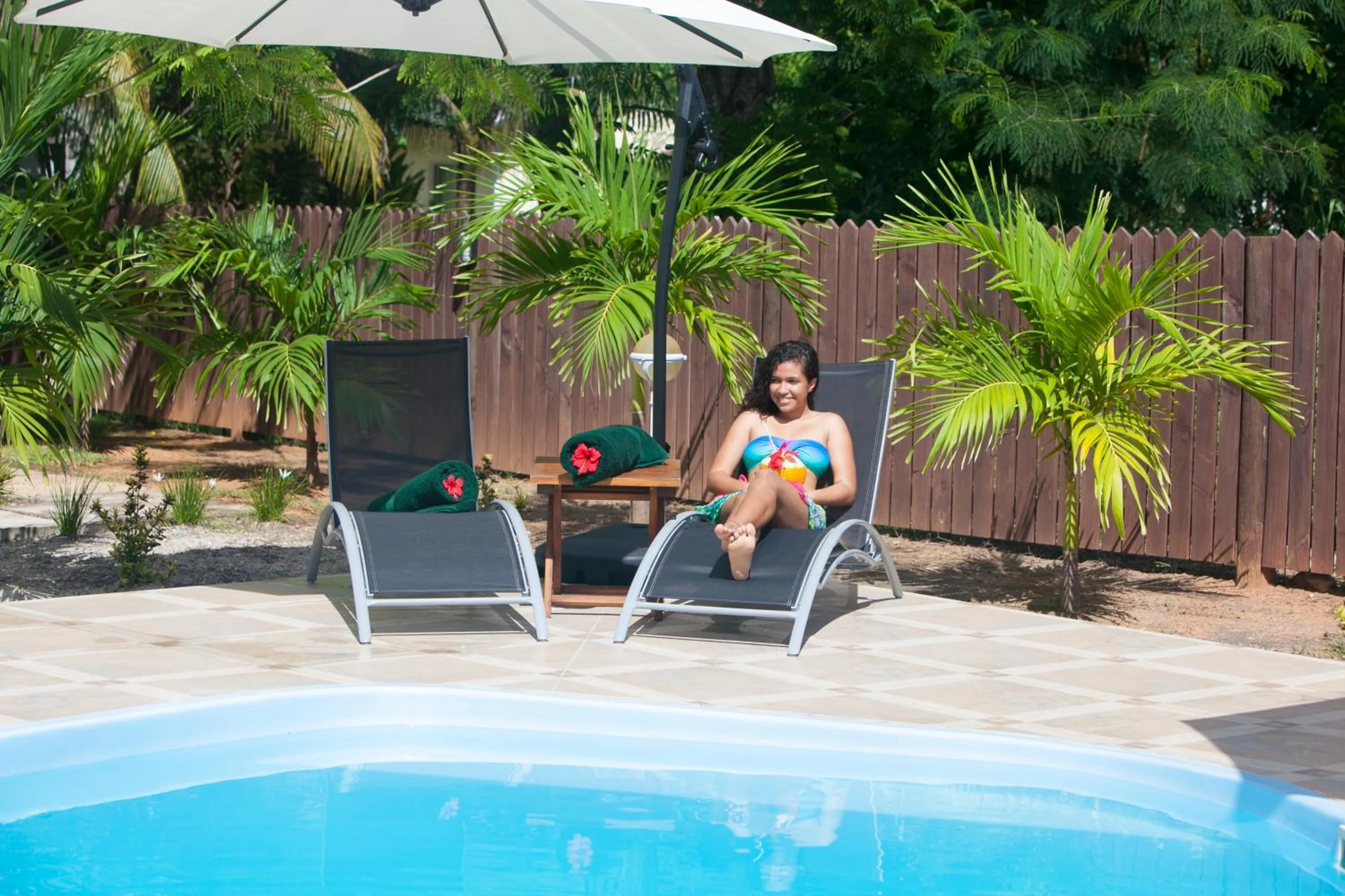 Swimming pool in Villa Koket