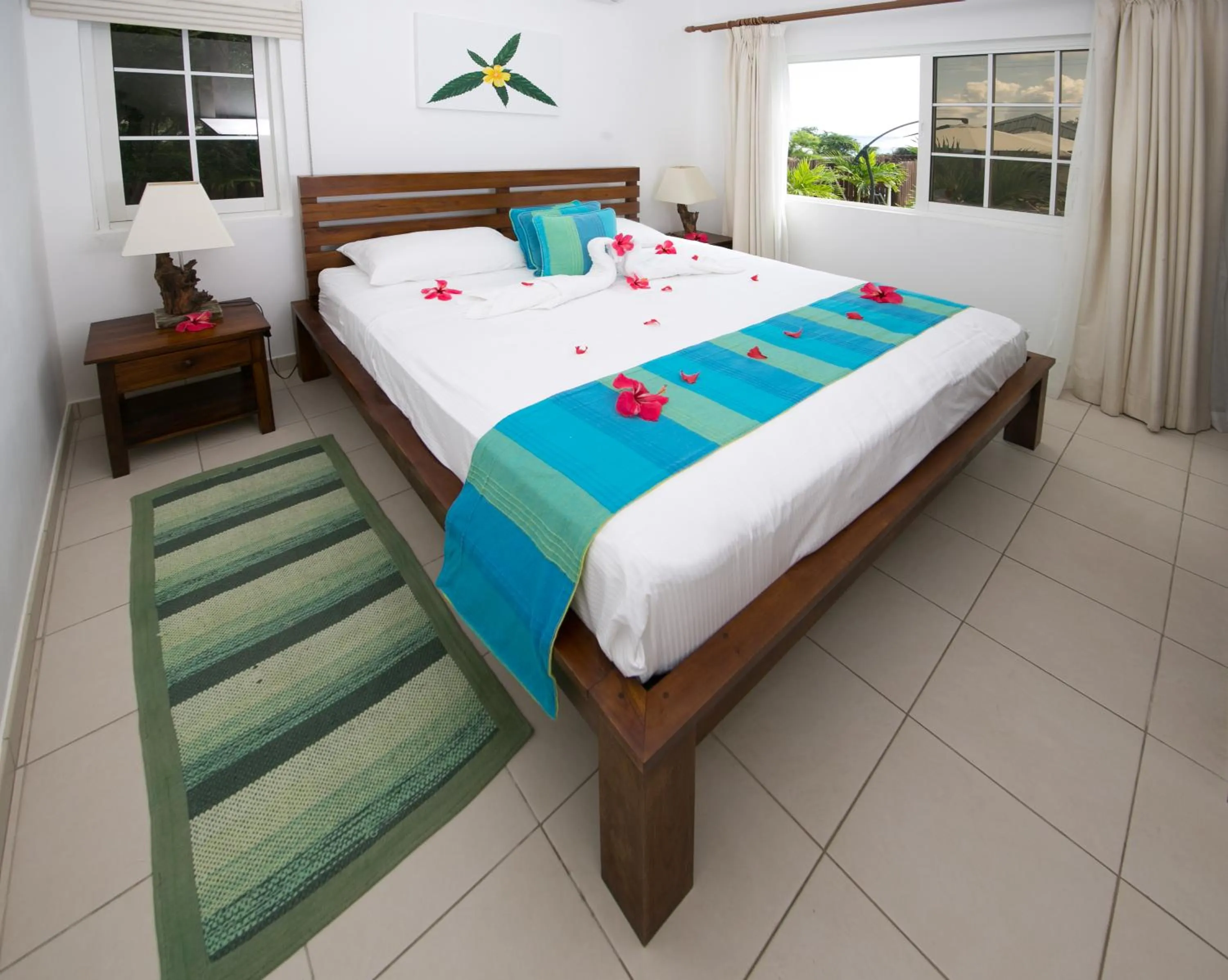 Bedroom, Bed in Villa Koket