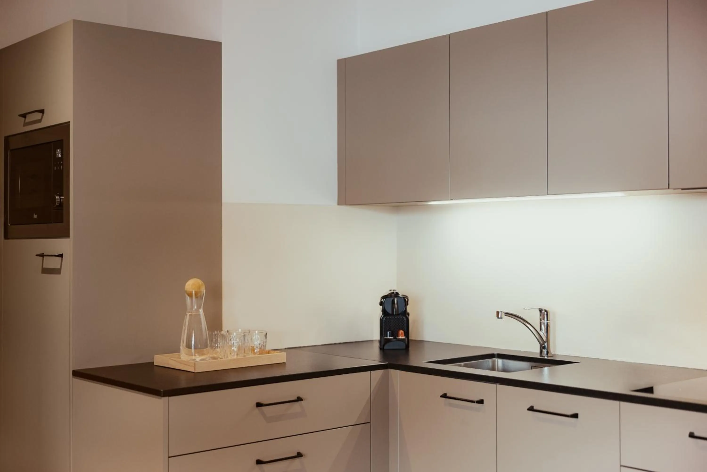 Kitchen or kitchenette in Villa Flora Mountain Lodges