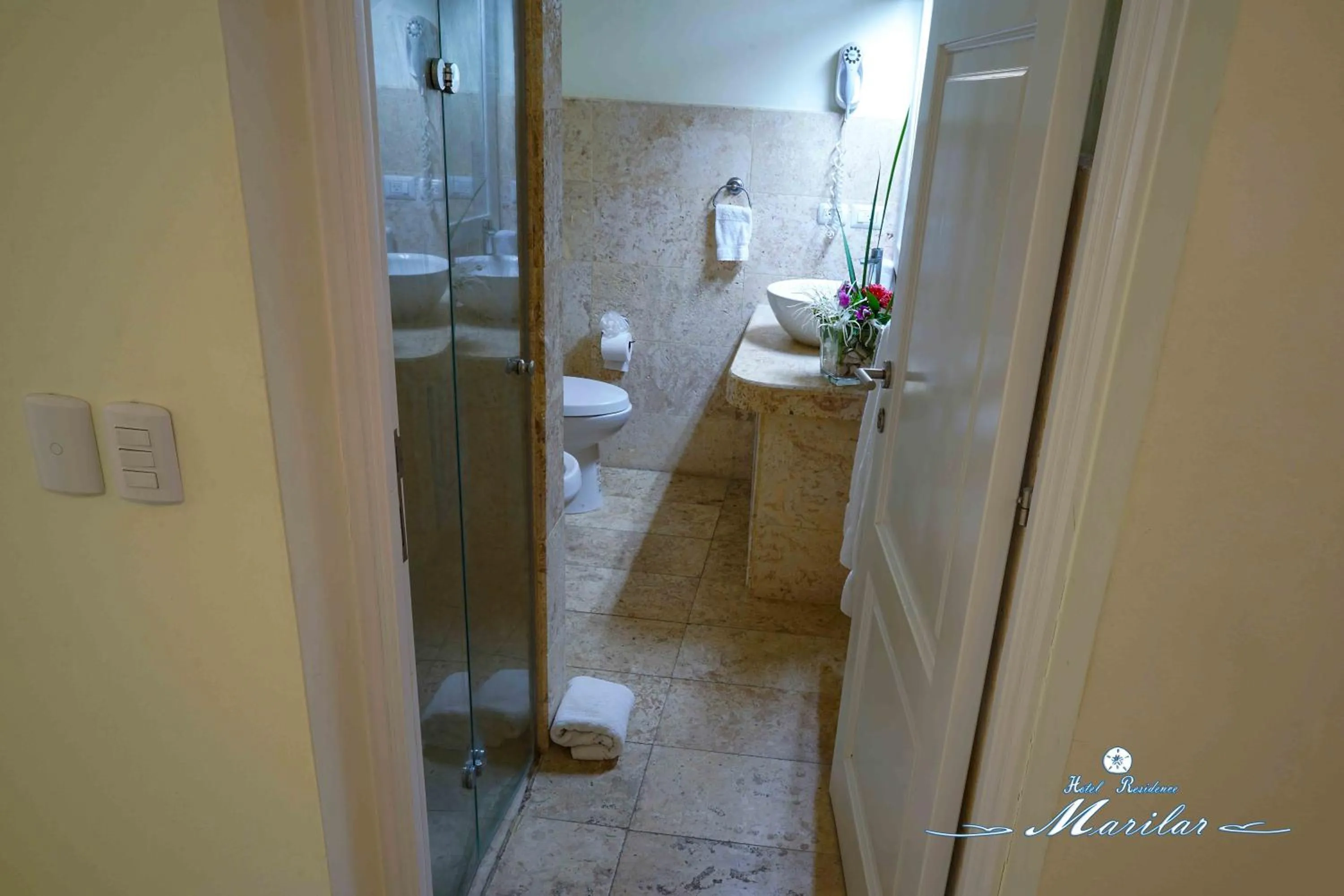 Bathroom in Hotel Residence Marilar