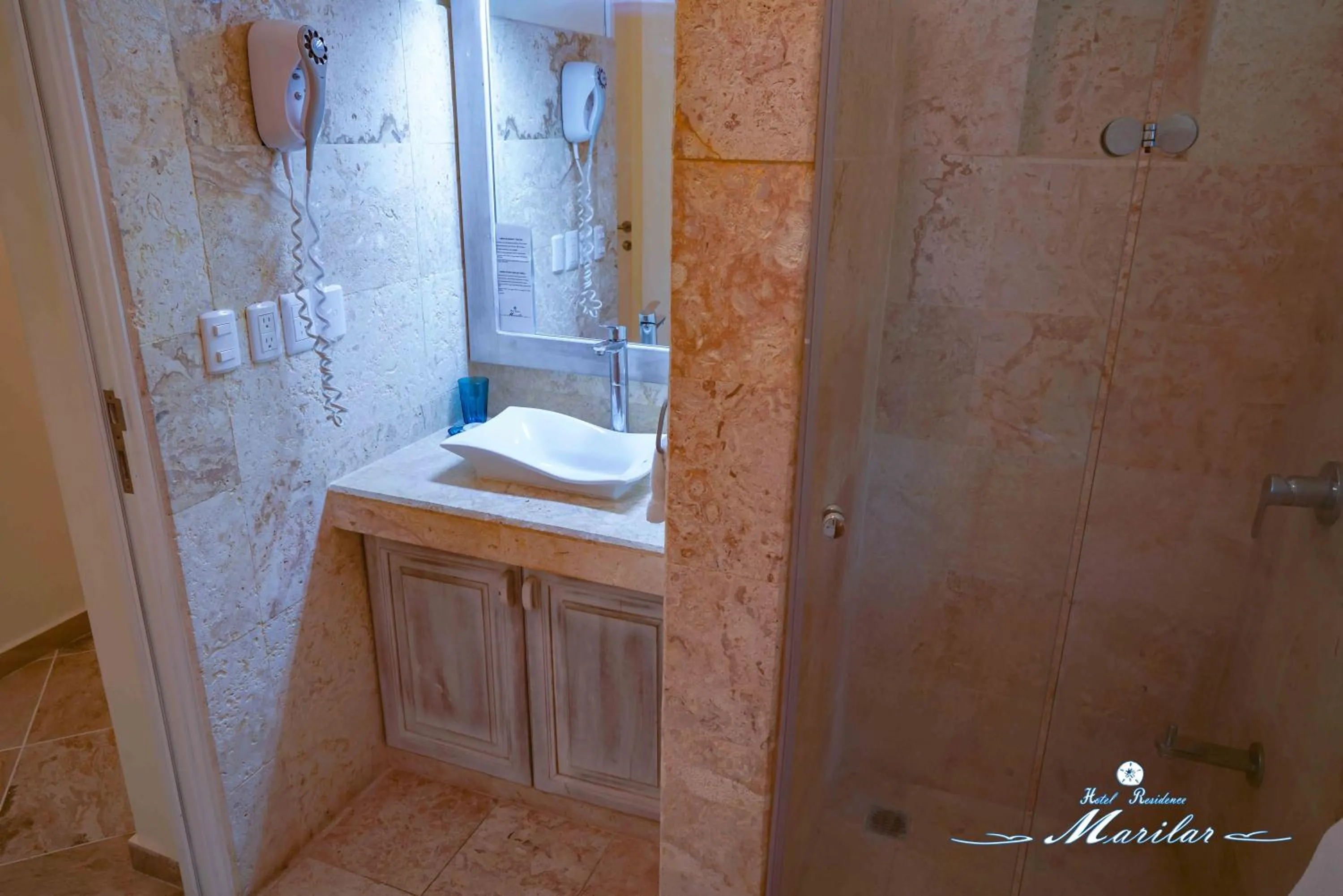 Bathroom in Hotel Residence Marilar