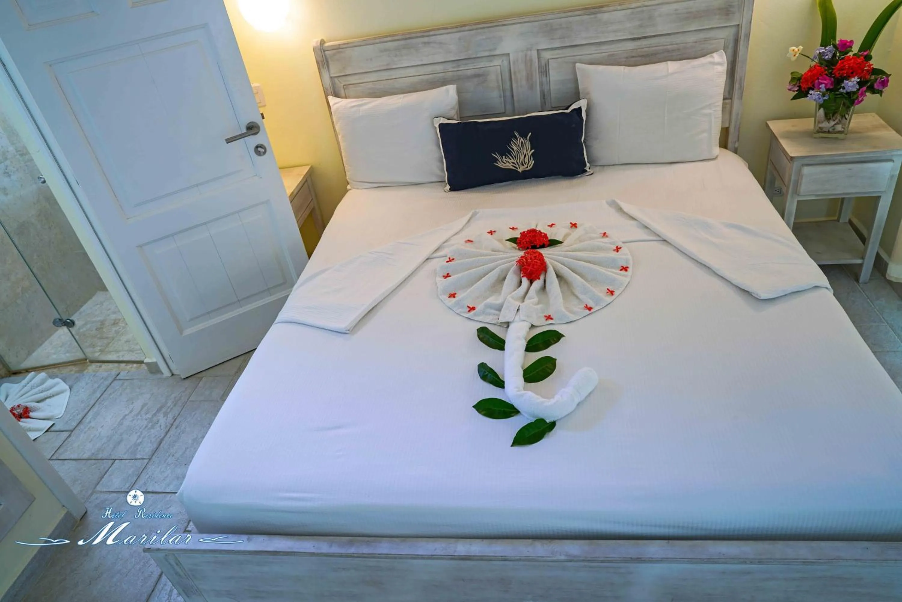 Bedroom, Bed in Hotel Residence Marilar