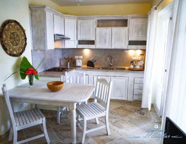 Kitchen or kitchenette in Hotel Residence Marilar