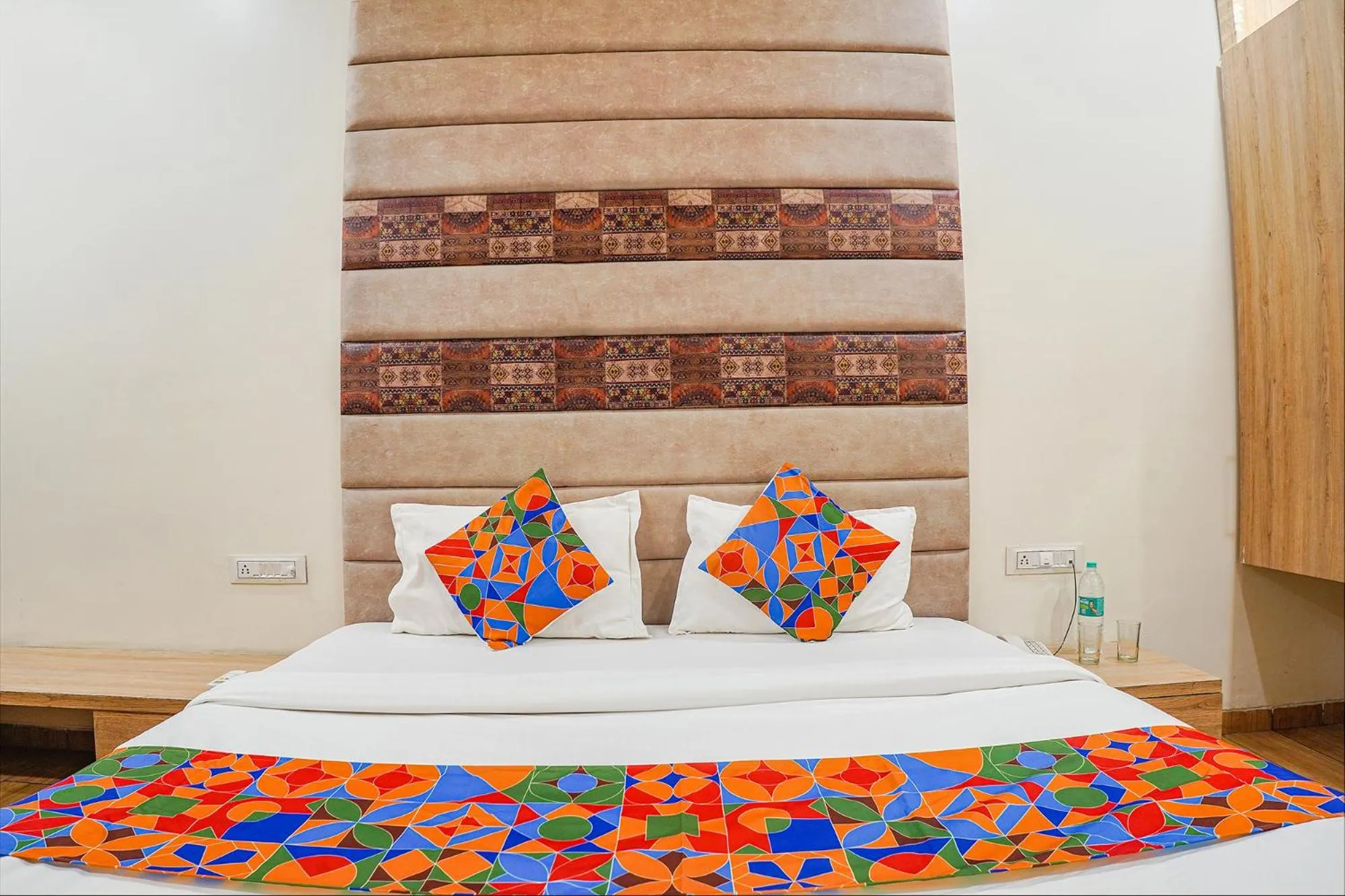 Bed in FabHotel Prime OM Palace