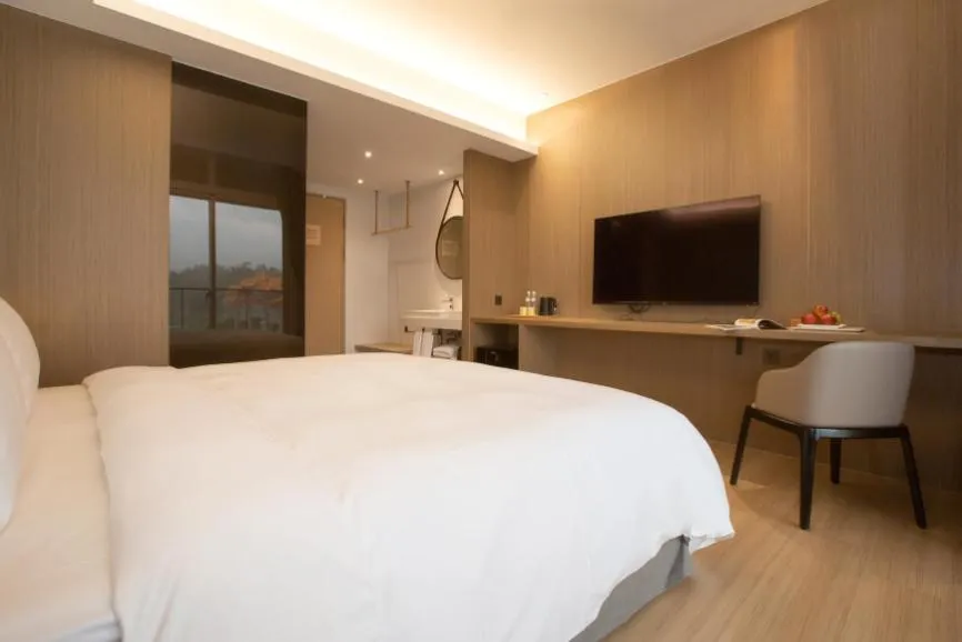 Bed in Hotelday Sun Moon Lake