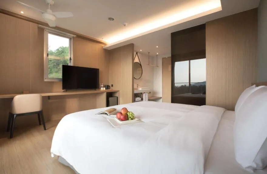 Bed in Hotelday Sun Moon Lake