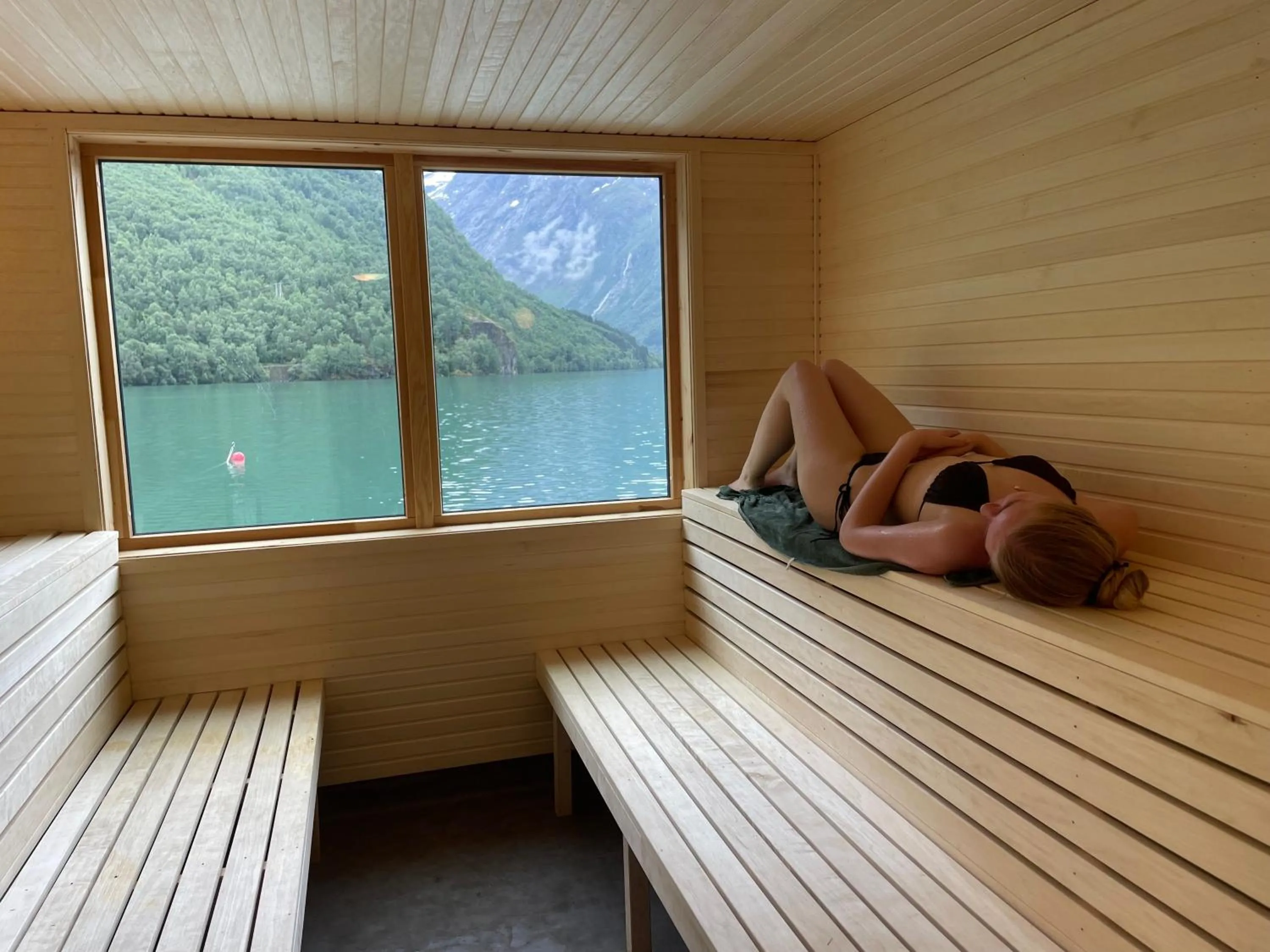 Sauna in Hjelle Hotel
