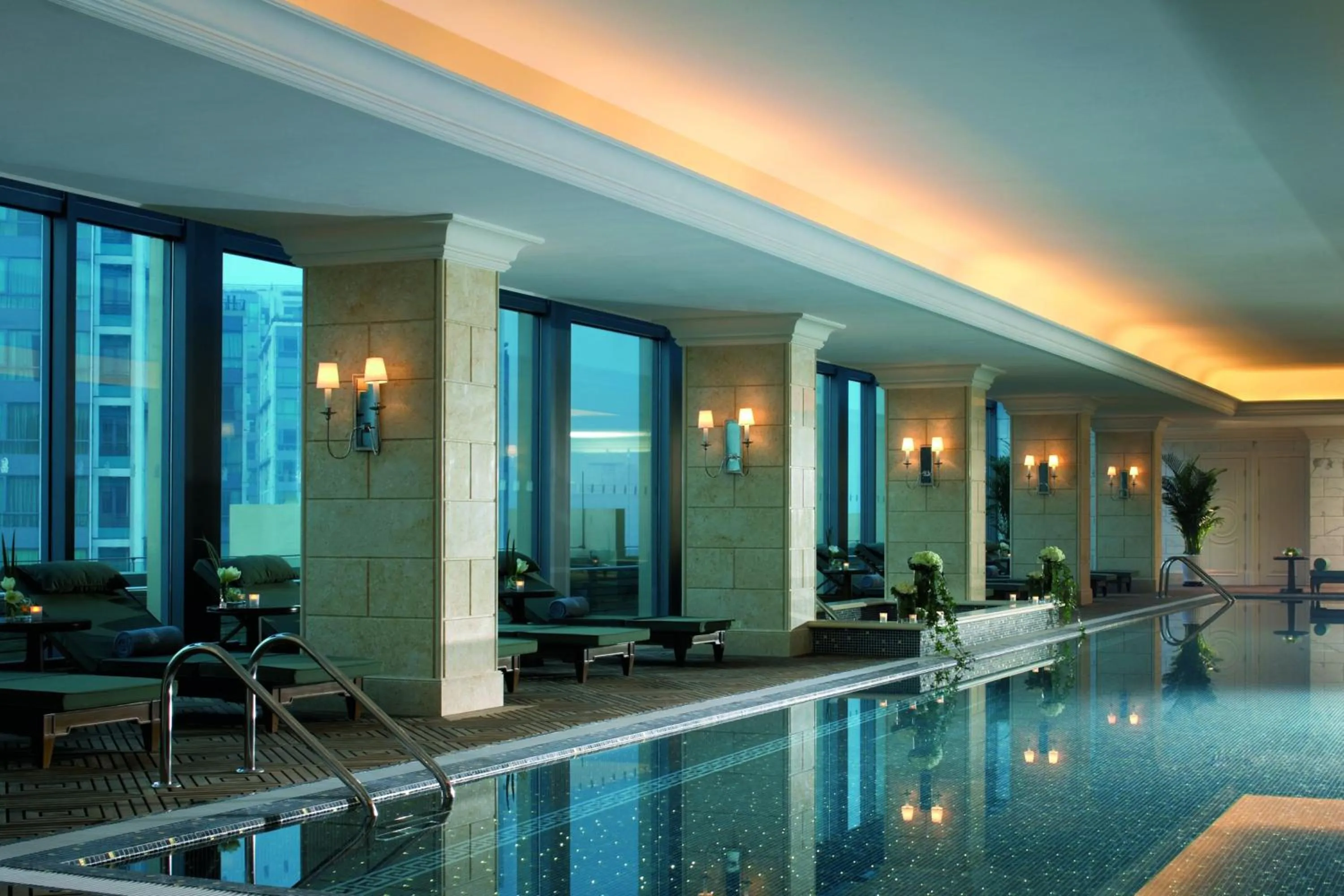 Swimming pool in The Ritz-Carlton Beijing