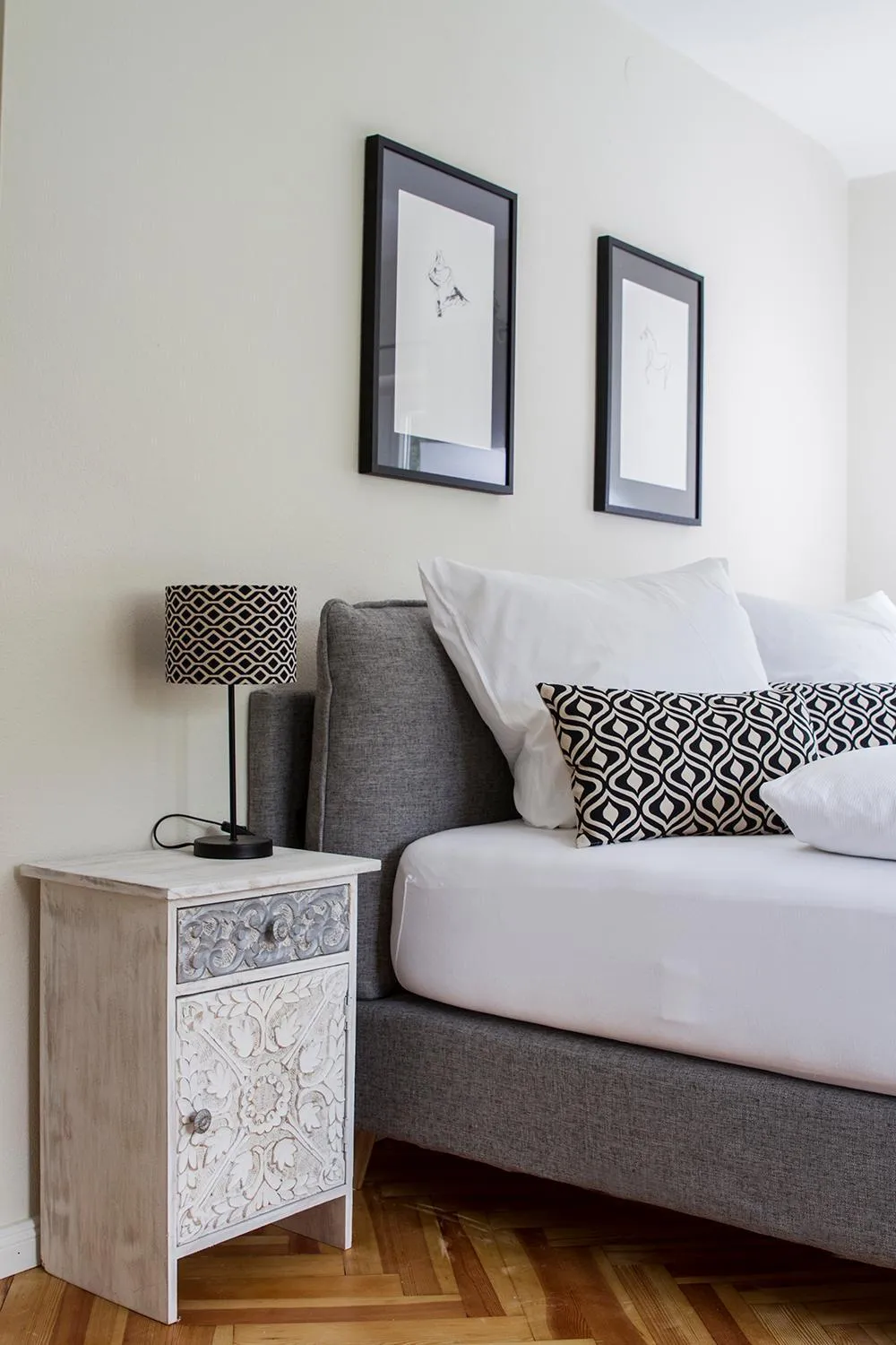 Bed in Alpenhof Garnihotel & Ferienwohnungen