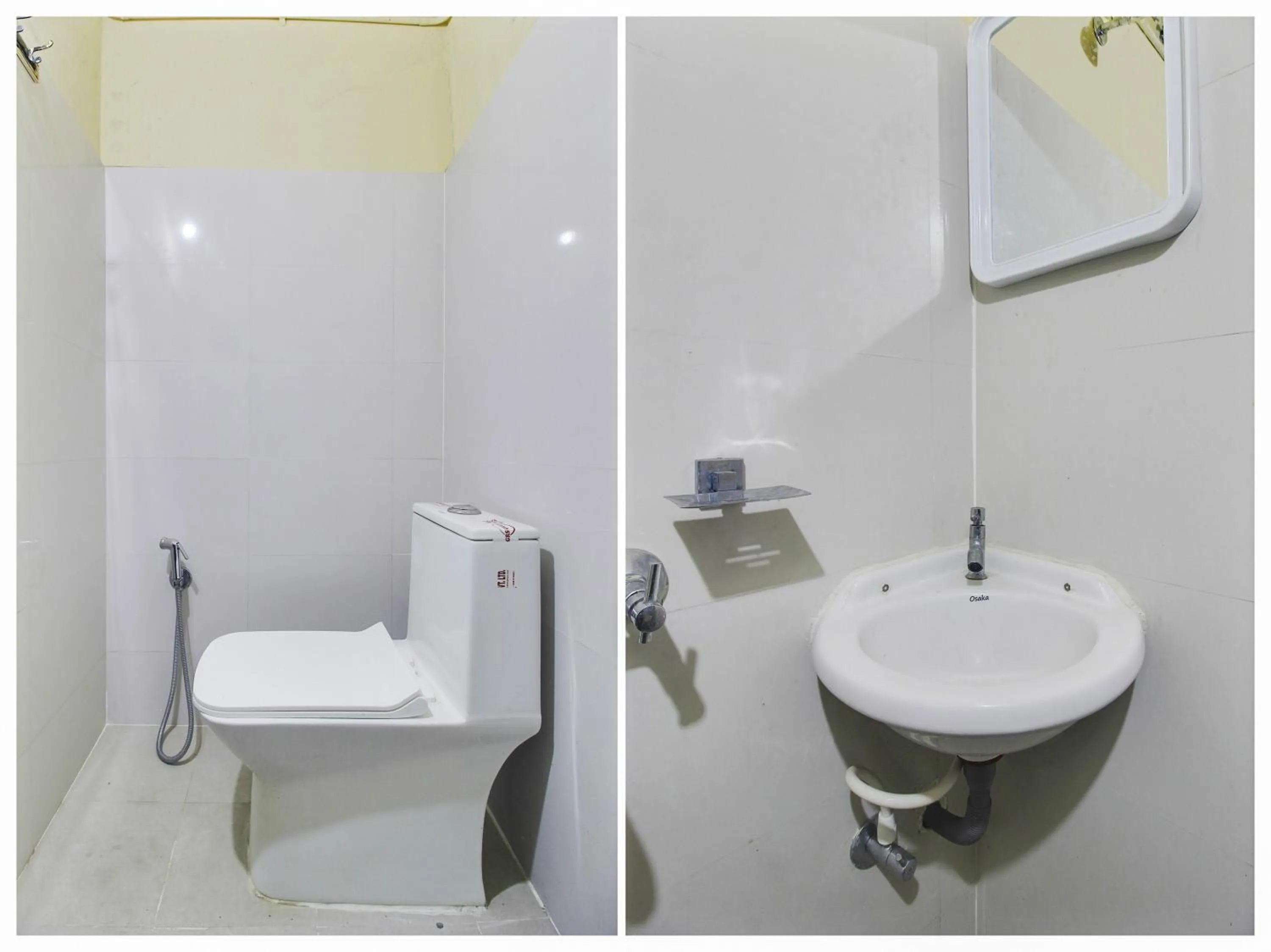 Bathroom in Hotel O Sri Gopi Mini Guest House Near Erragadda Metro Station