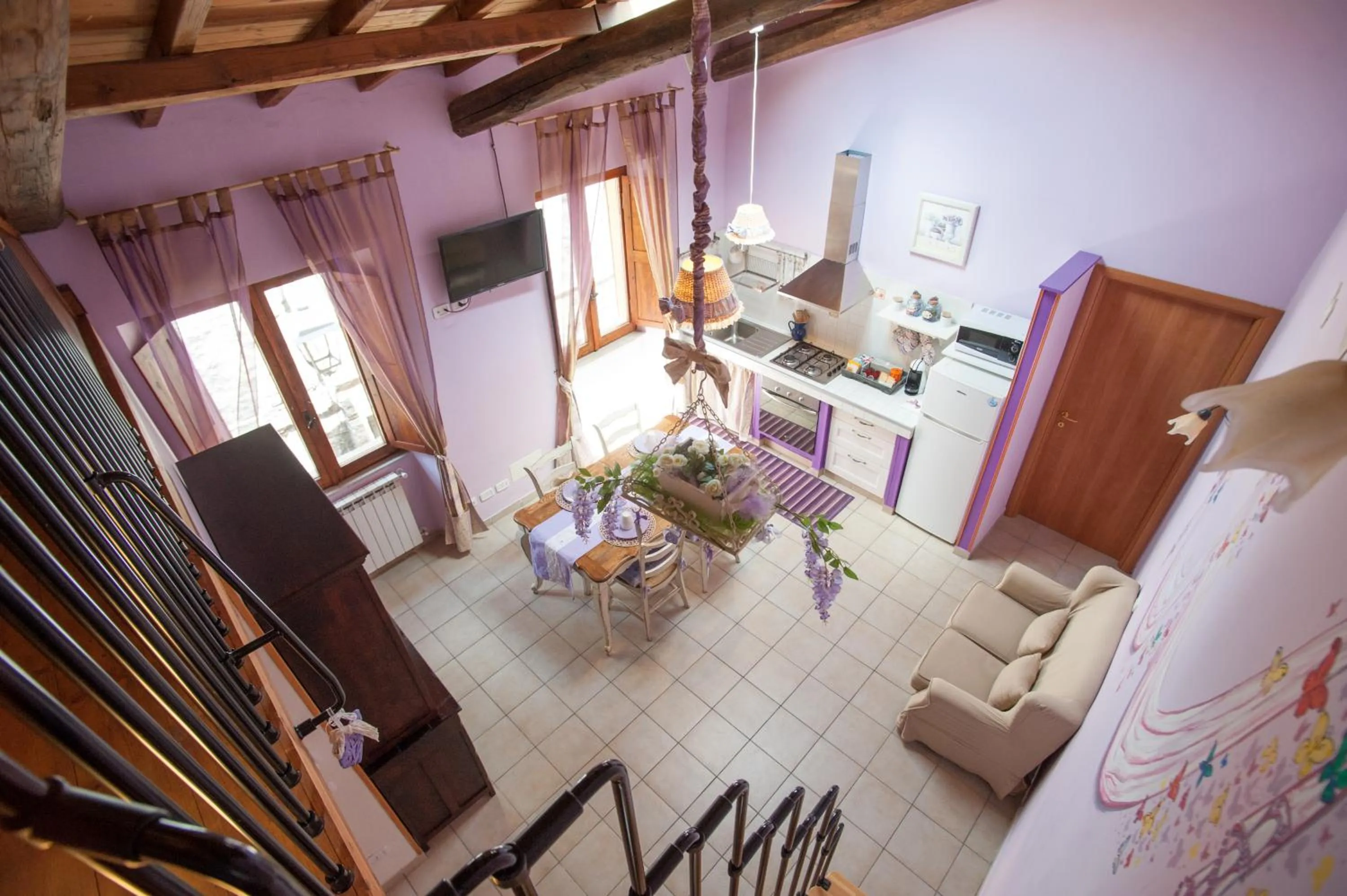 Living room in La Suite del Borgo