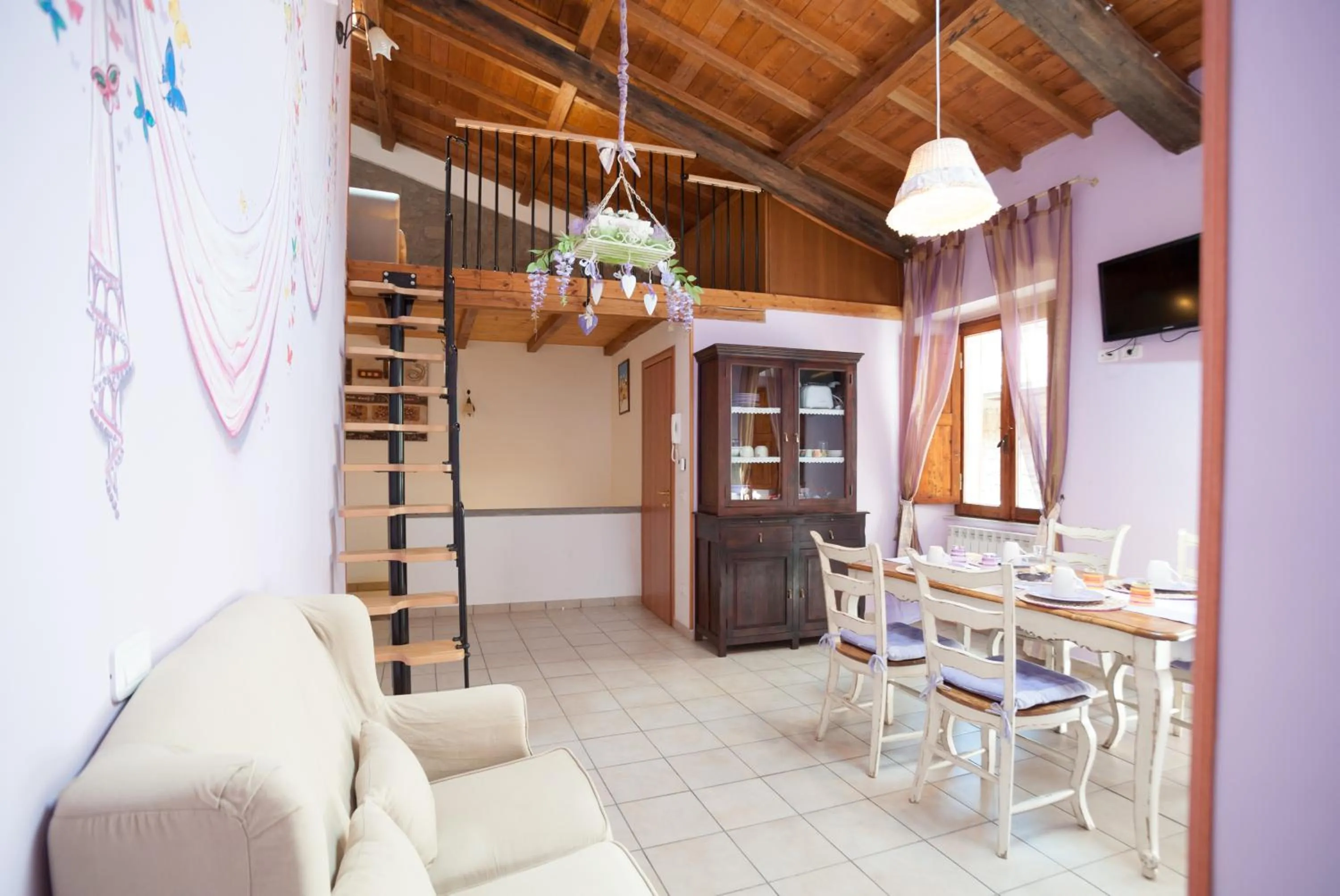 Living room in La Suite del Borgo