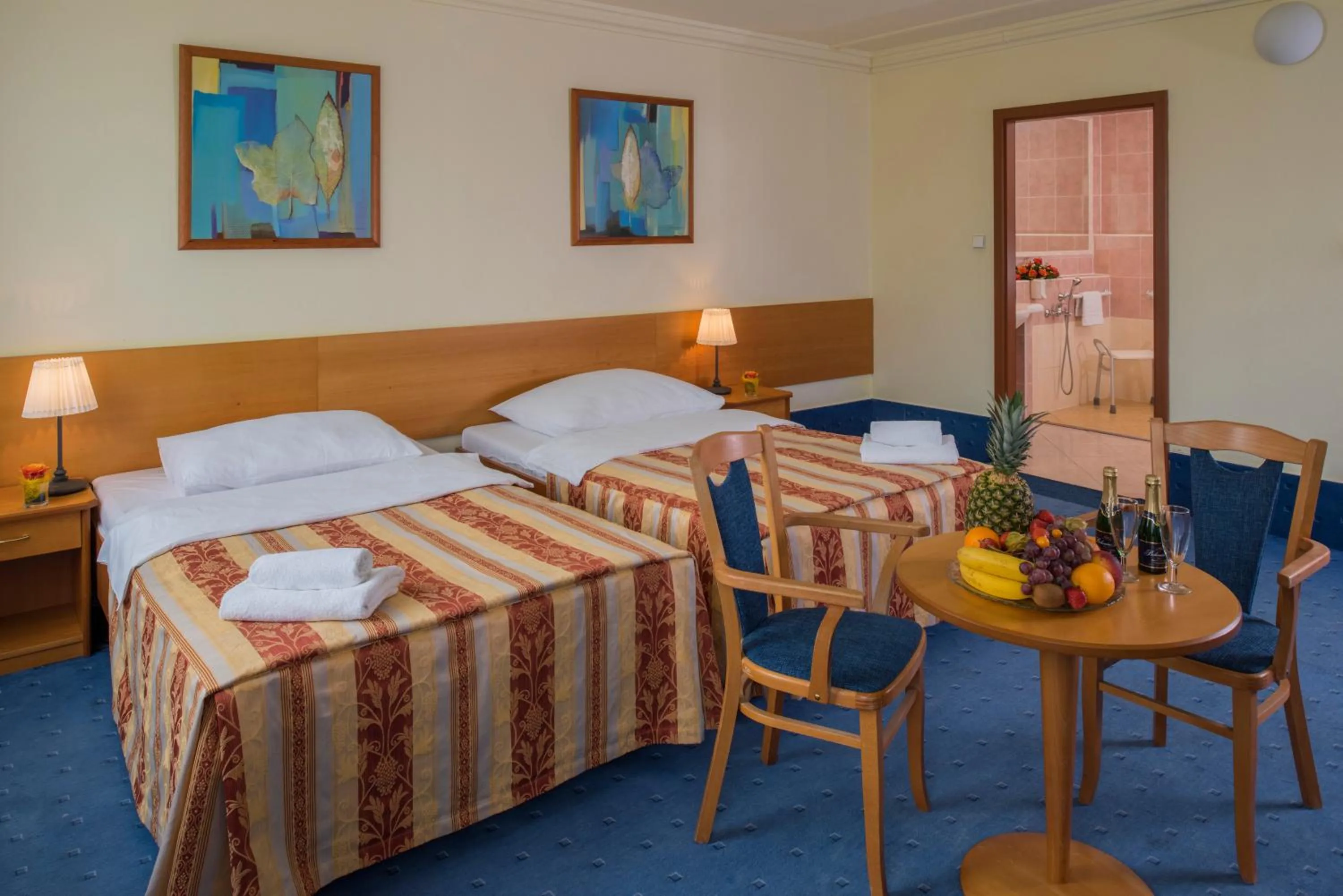 Bed in TOP HOTEL Praha