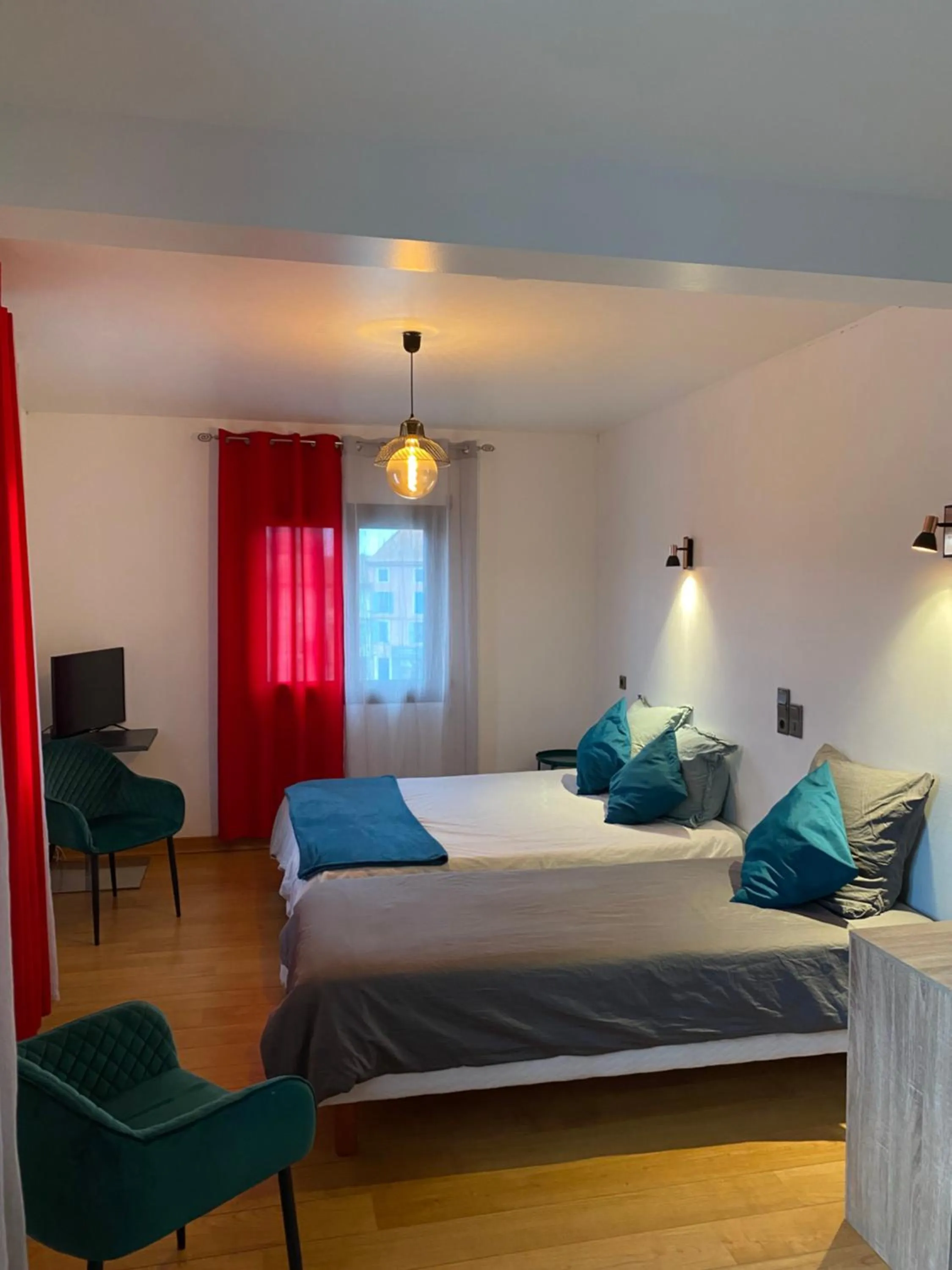 Bed in Les Chambres de la bourse