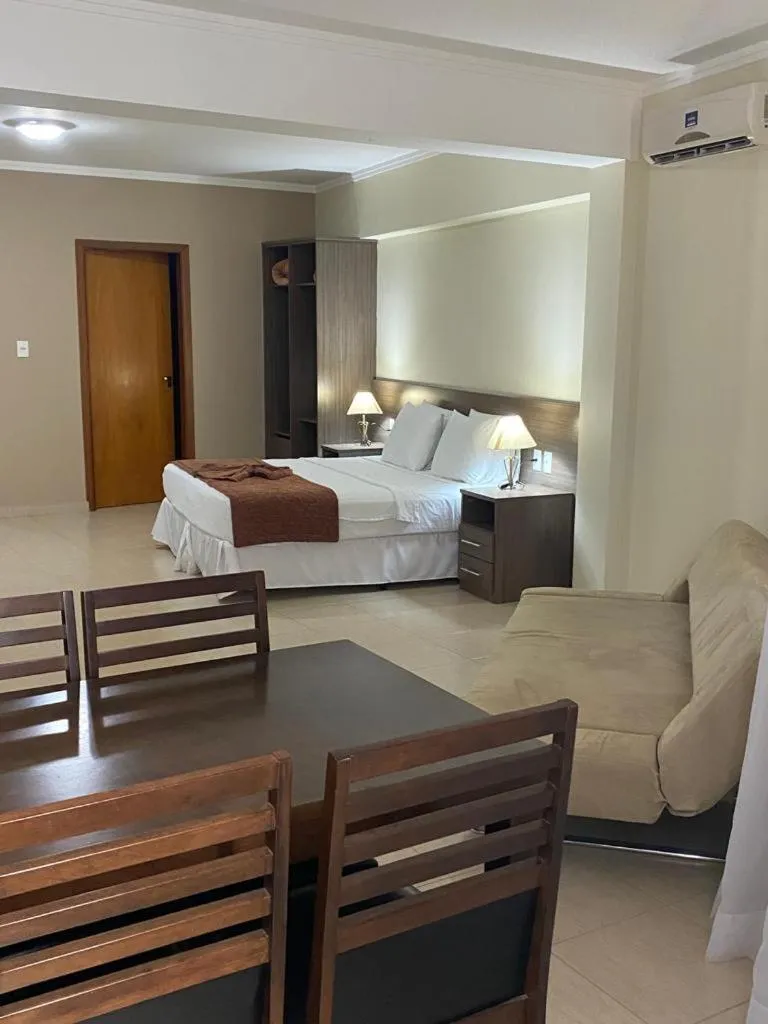 Photo of the whole room, Bed in Class Hotel Passos Rio Grande Portal da Canastra