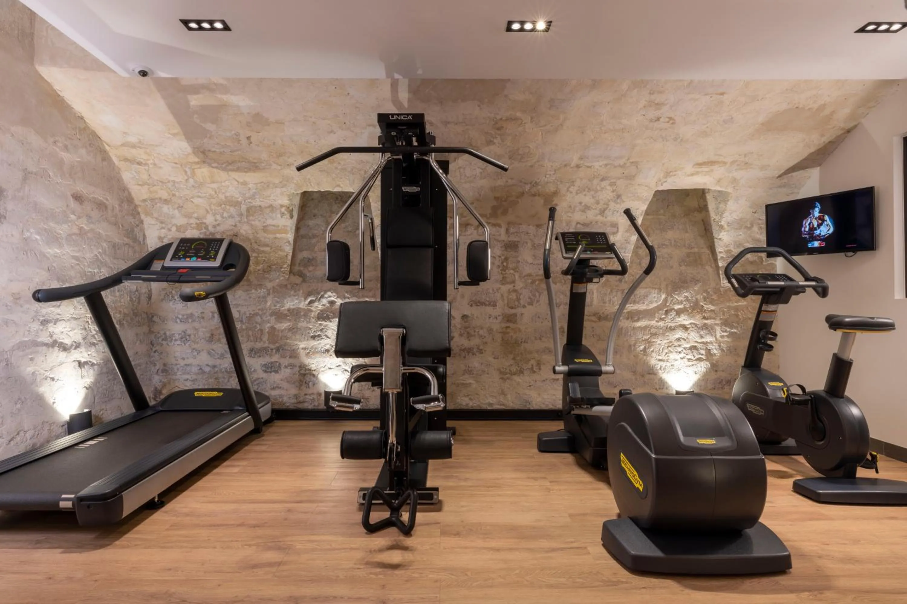 Fitness centre/facilities in Hôtel La Canopée