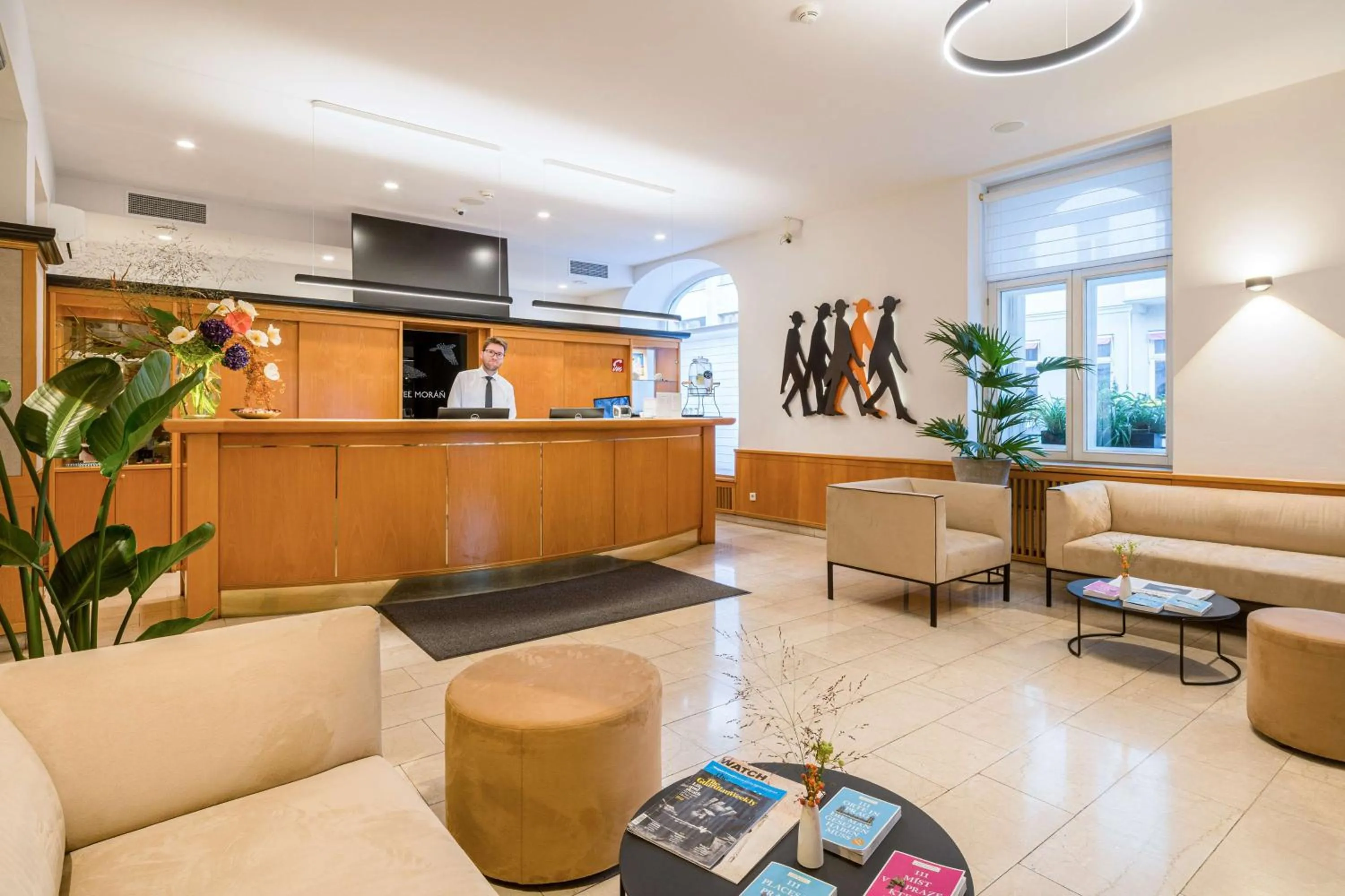 Lobby or reception in Best Western Hotel Moran