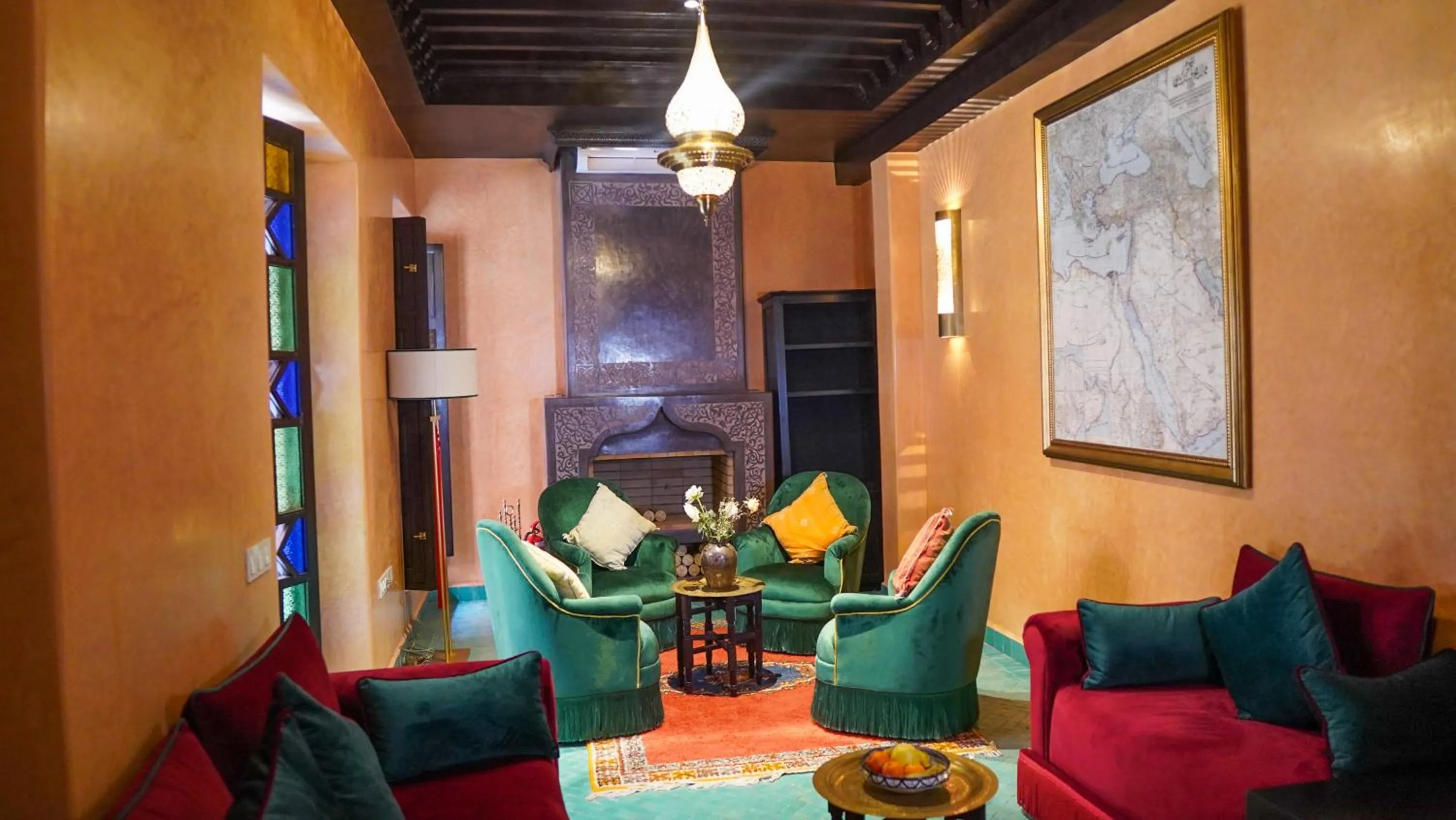 Lobby or reception in Riad Sultan Suleiman