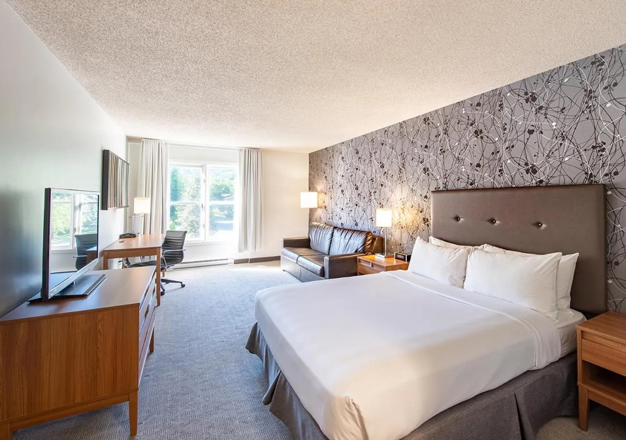 Bed in Hotel Chateau Bromont