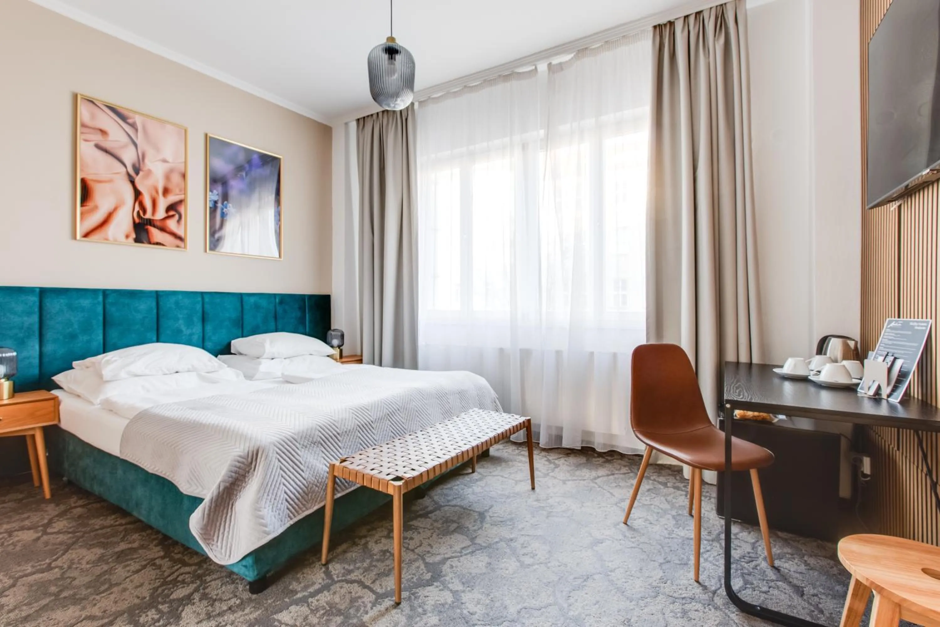 Bed in Hotel Andante