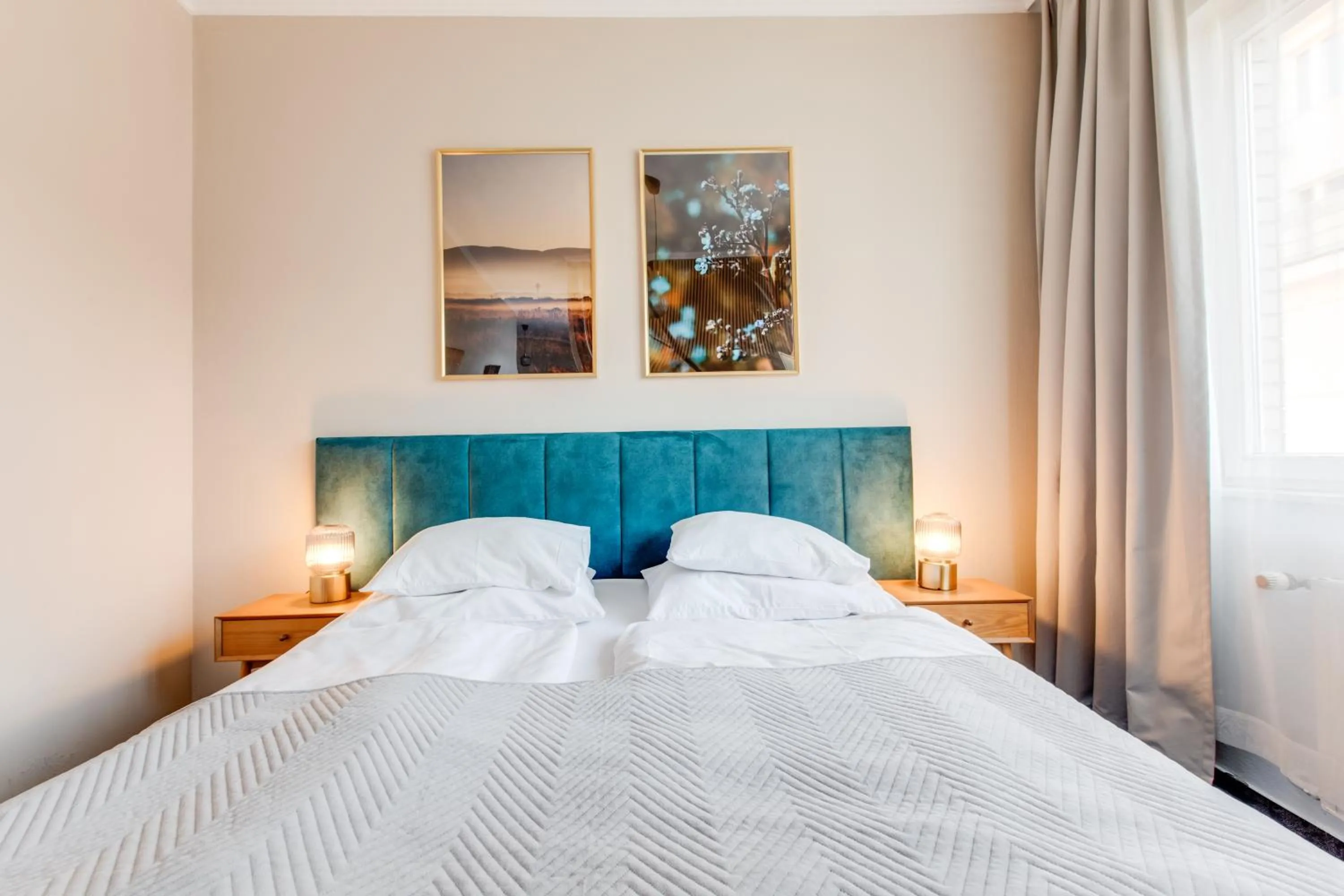 Bed in Hotel Andante