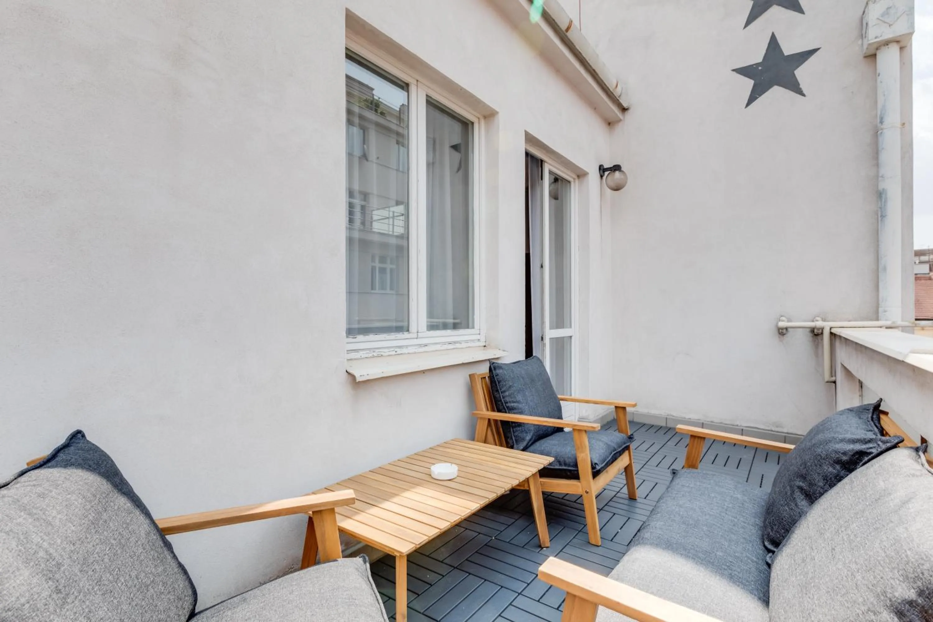 Seating area in Hotel Andante