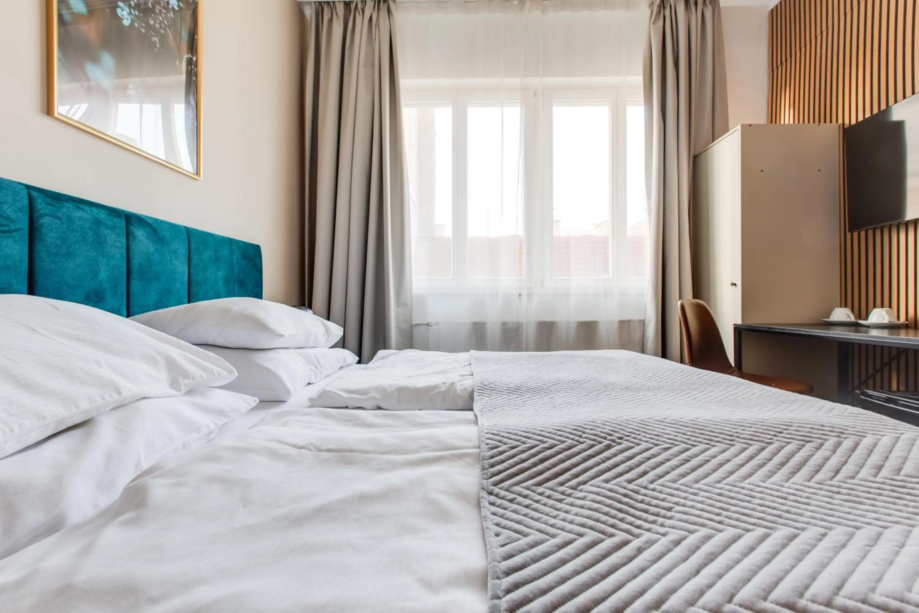 Bed in Hotel Andante