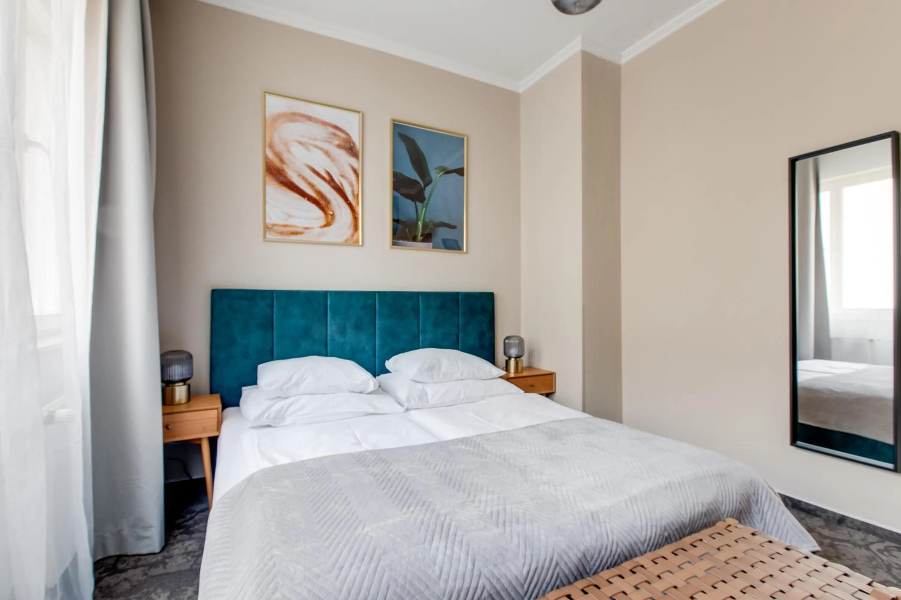 Bed in Hotel Andante