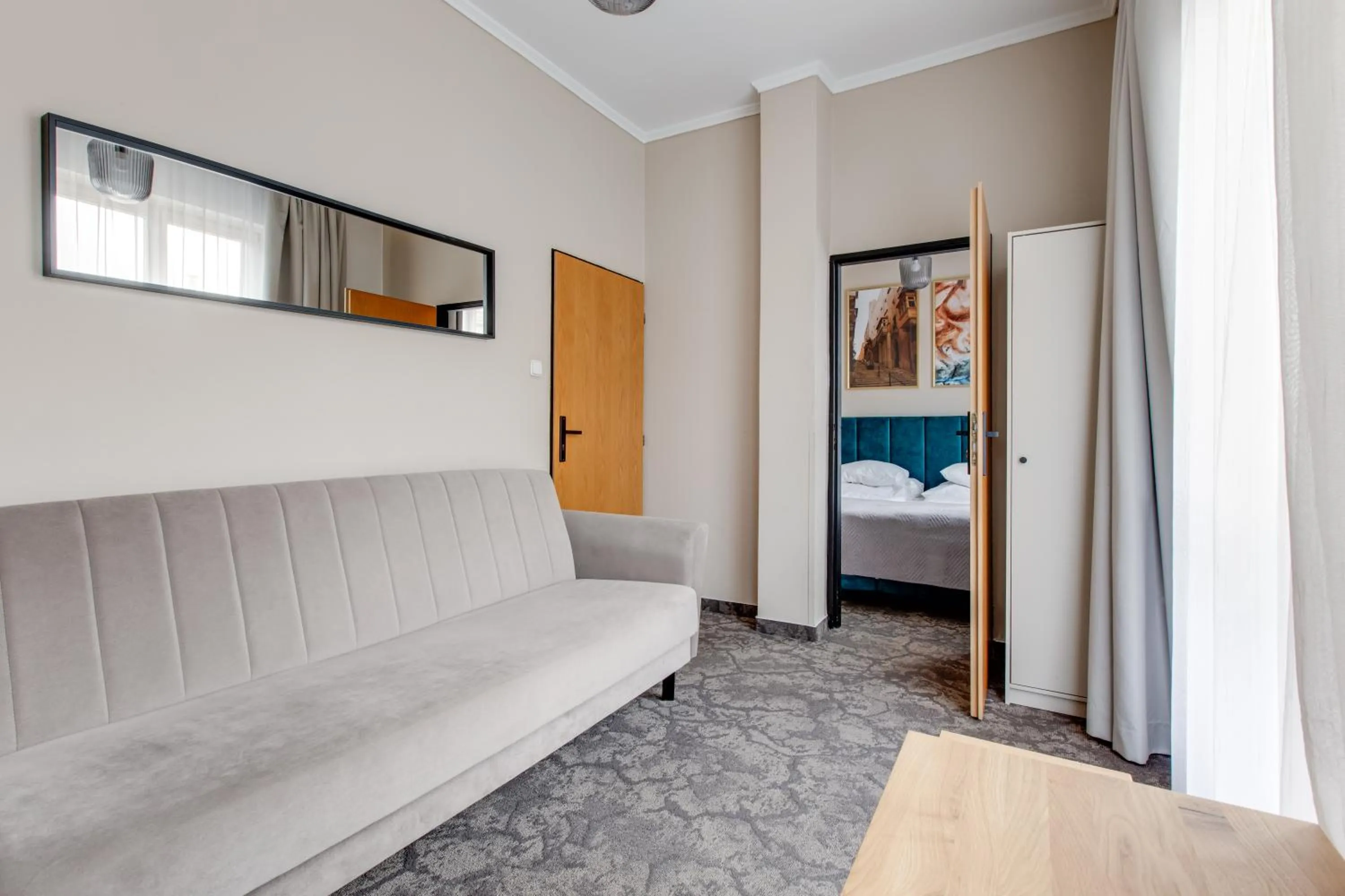 Bed in Hotel Andante