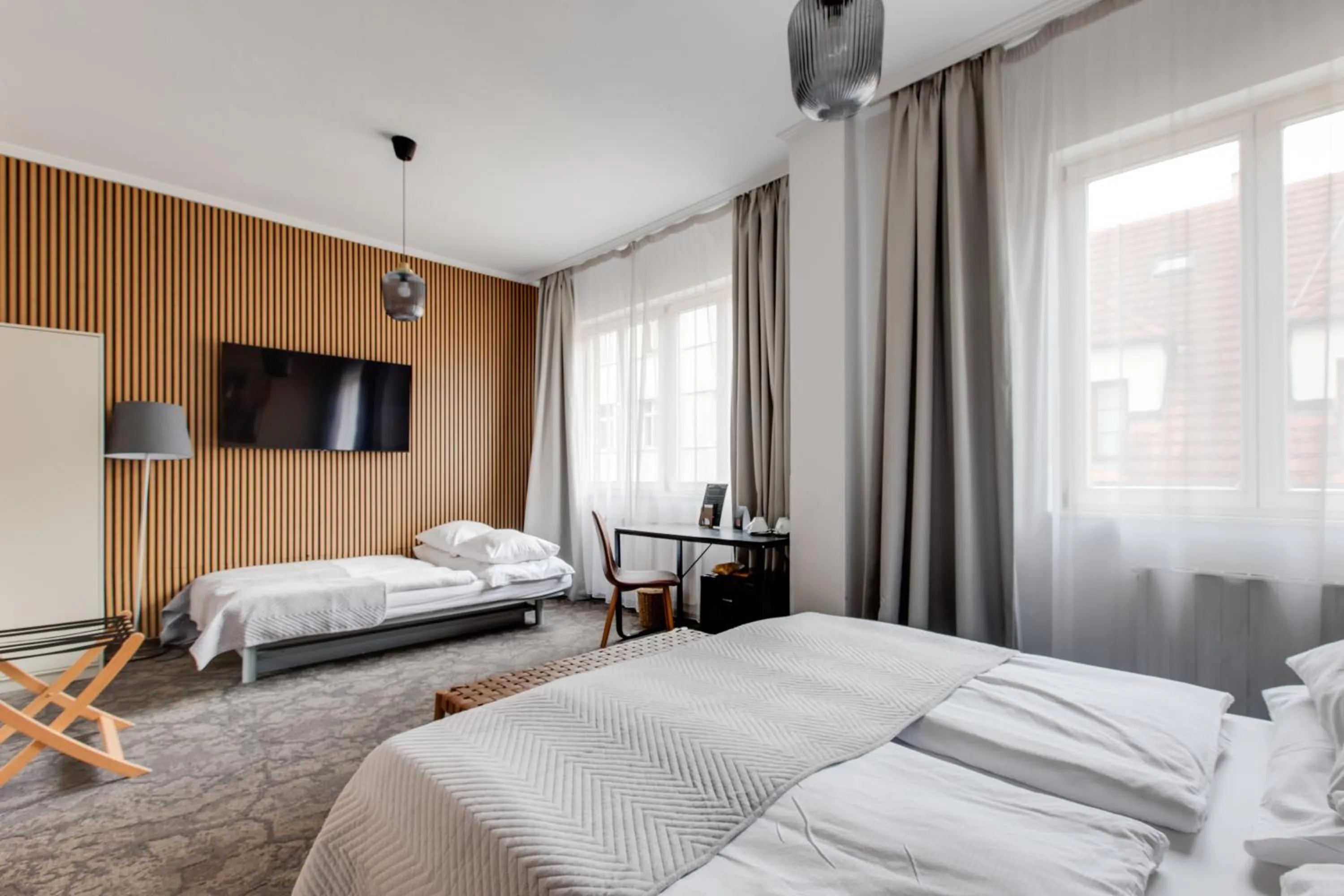 Bed in Hotel Andante