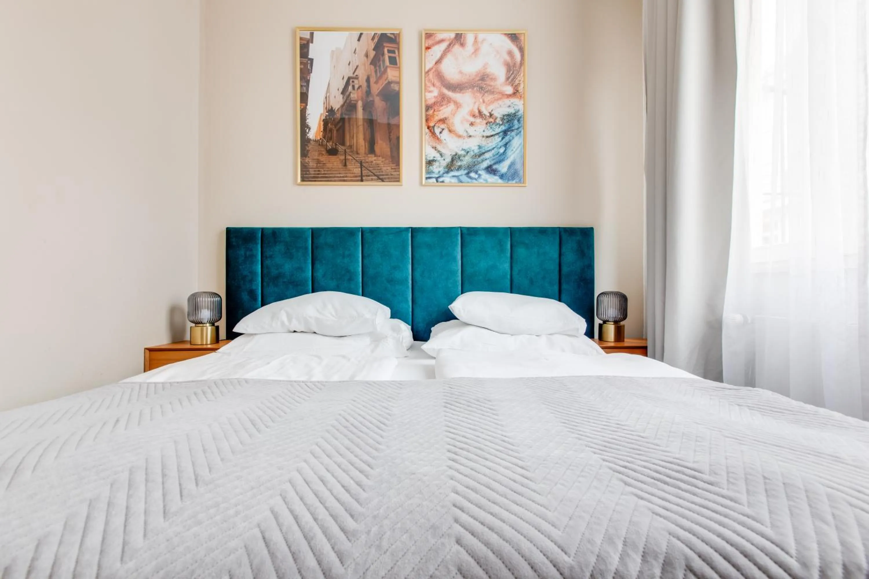 Bed in Hotel Andante