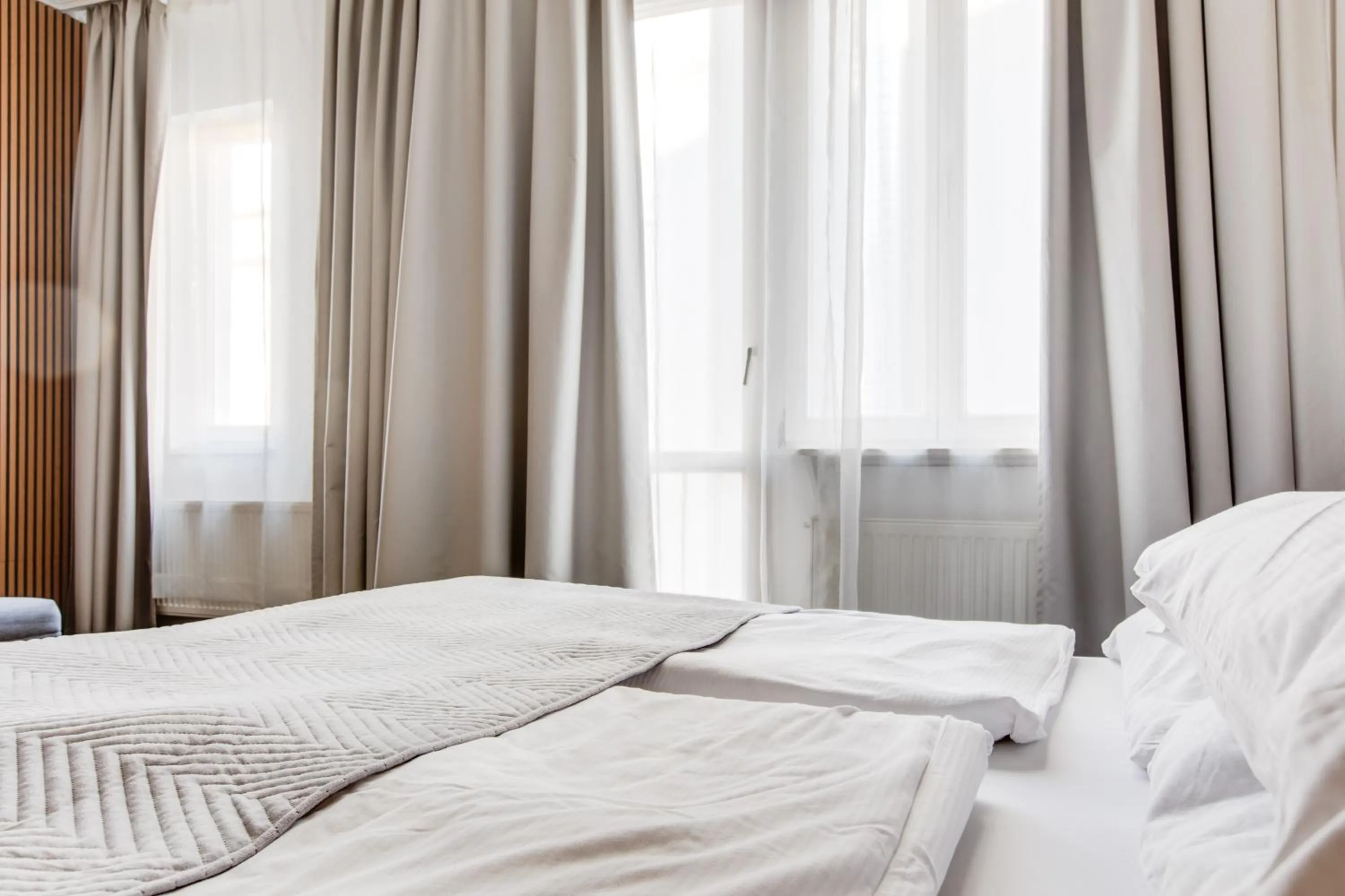 Bed in Hotel Andante