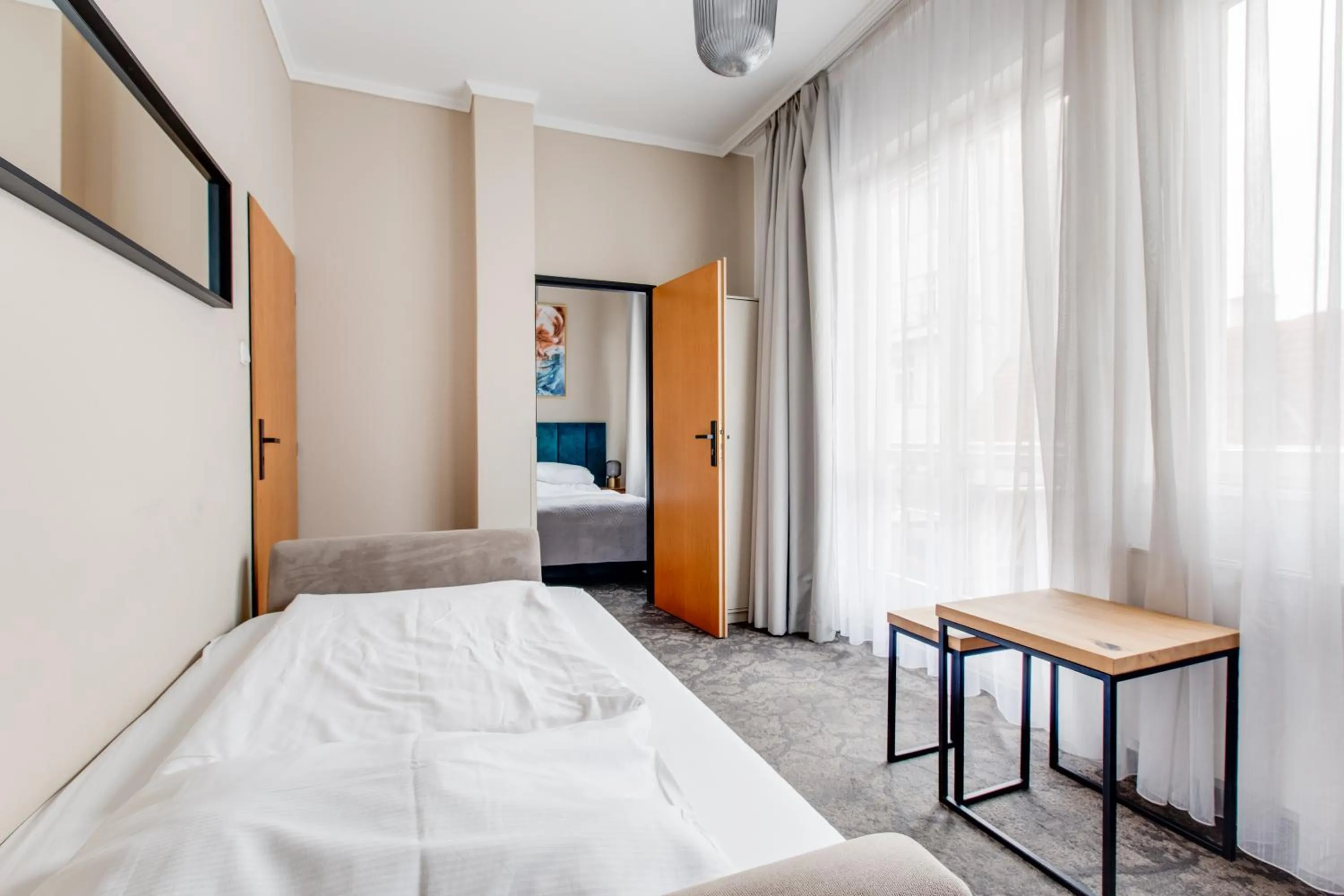 Bed in Hotel Andante