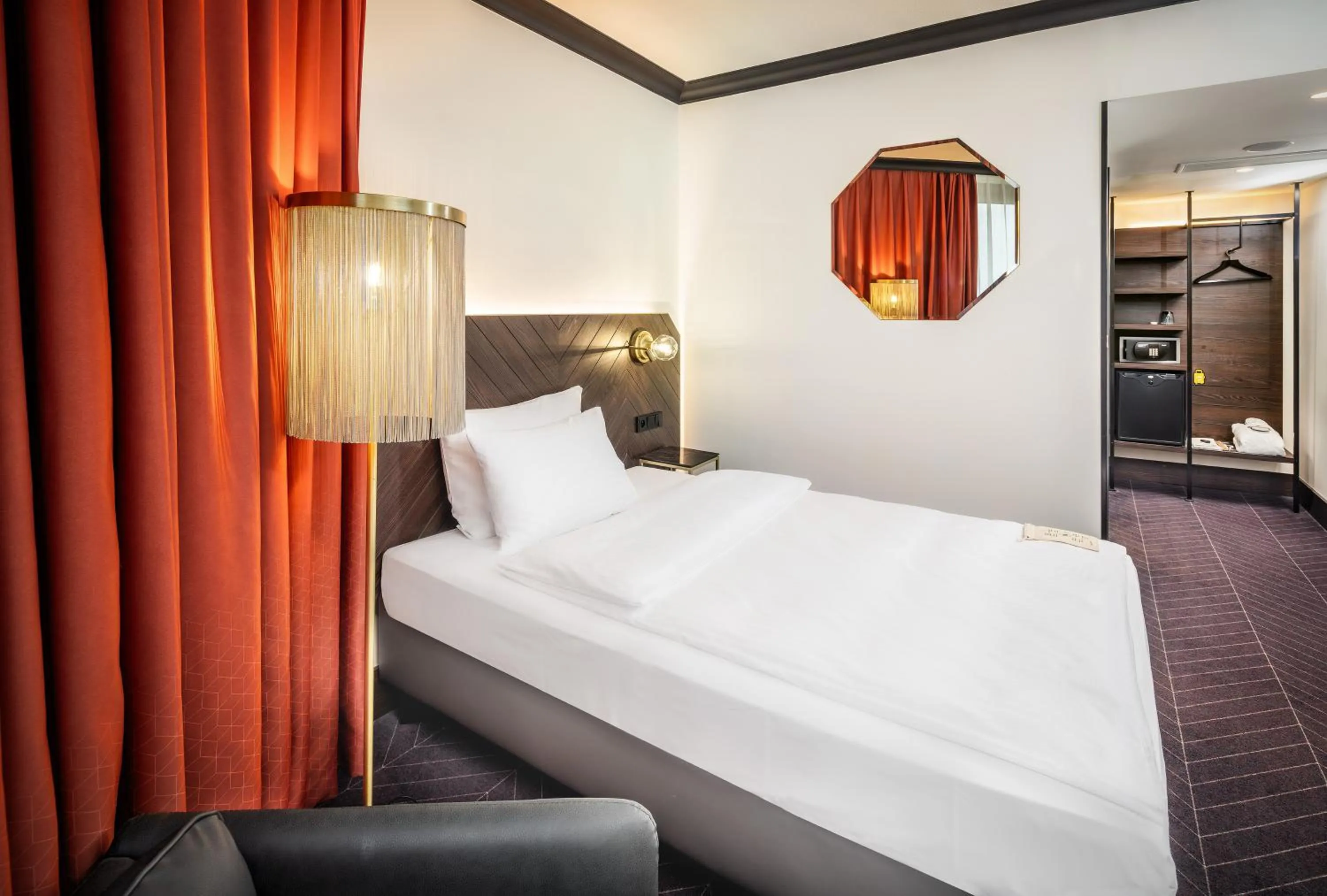 Bed in Diplomat Hotel Prague