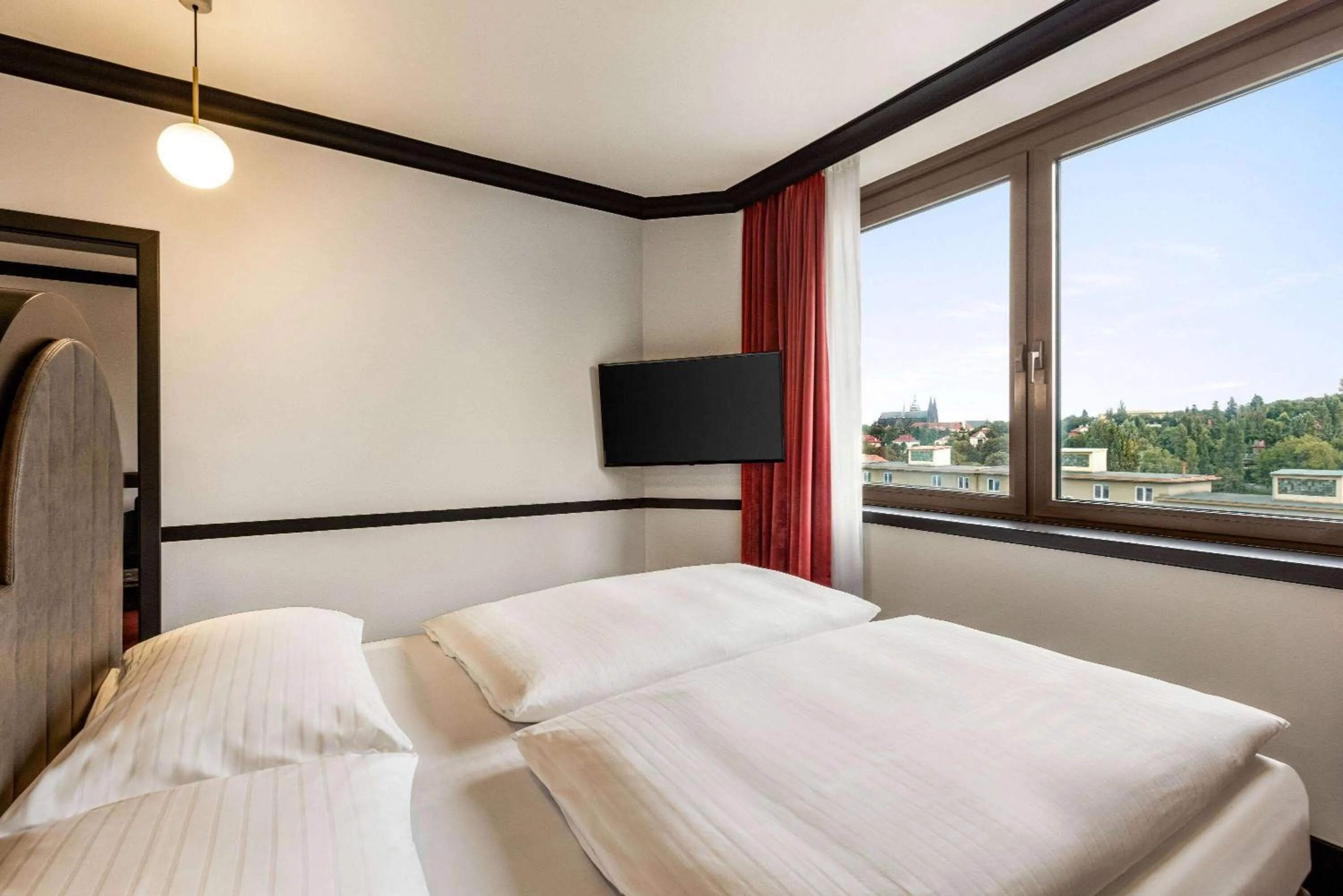 Bed in Vienna House by Wyndham Diplomat Prague