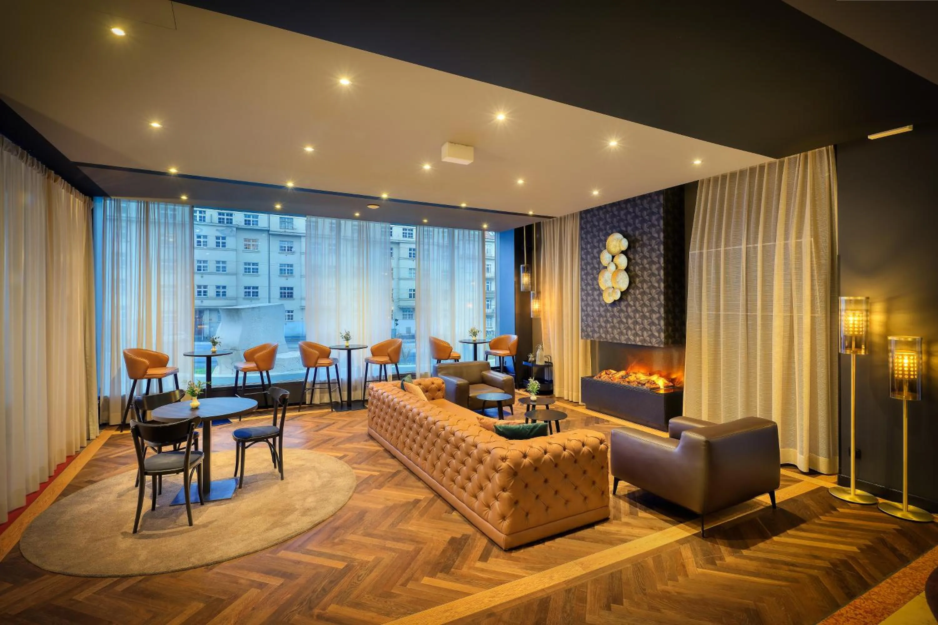 Lounge or bar in Diplomat Hotel Prague