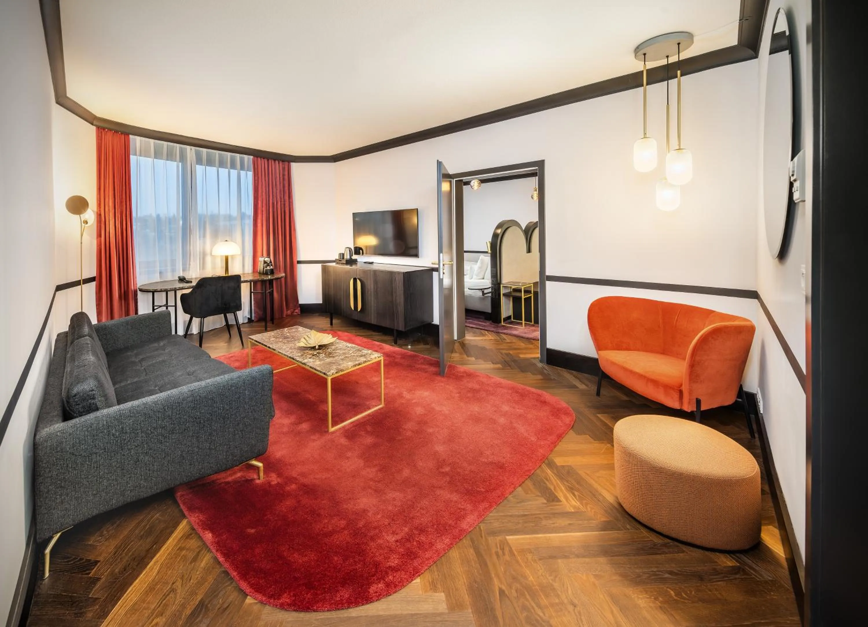 Living room in Diplomat Hotel Prague