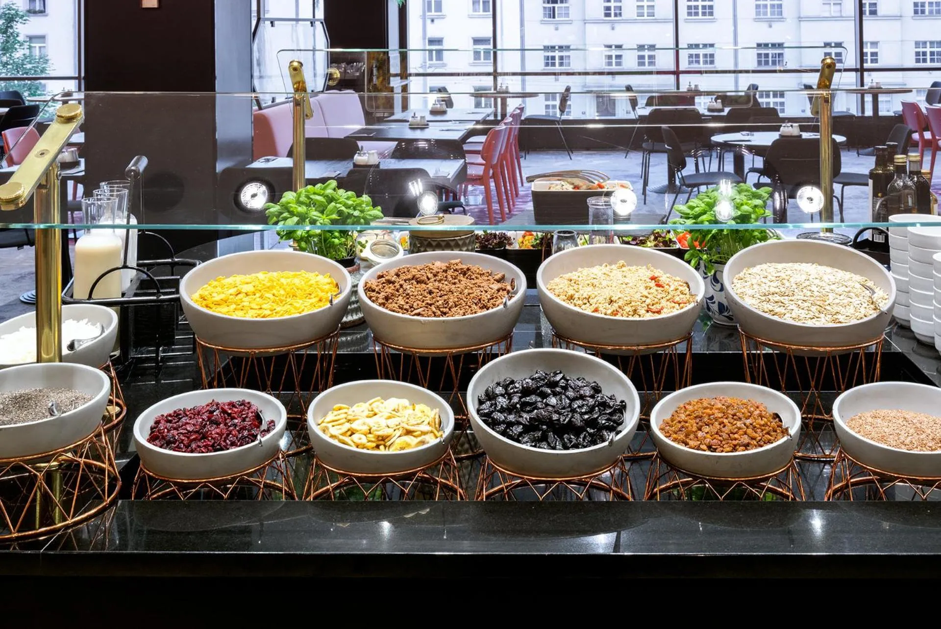 Breakfast in Diplomat Hotel Prague