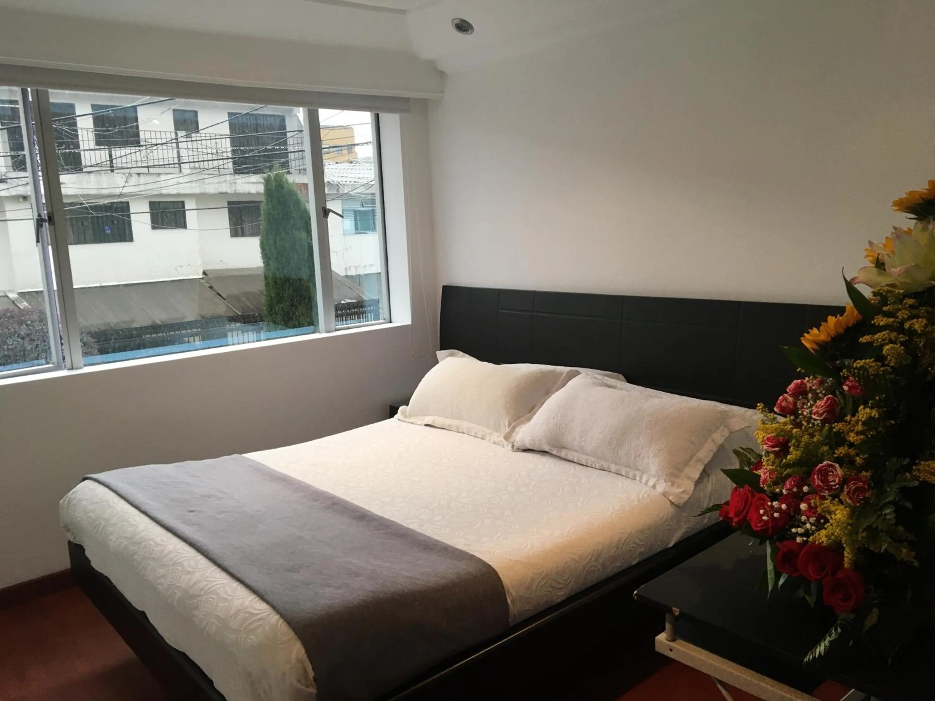 Bed in Hotel Ejecutivo Embajada