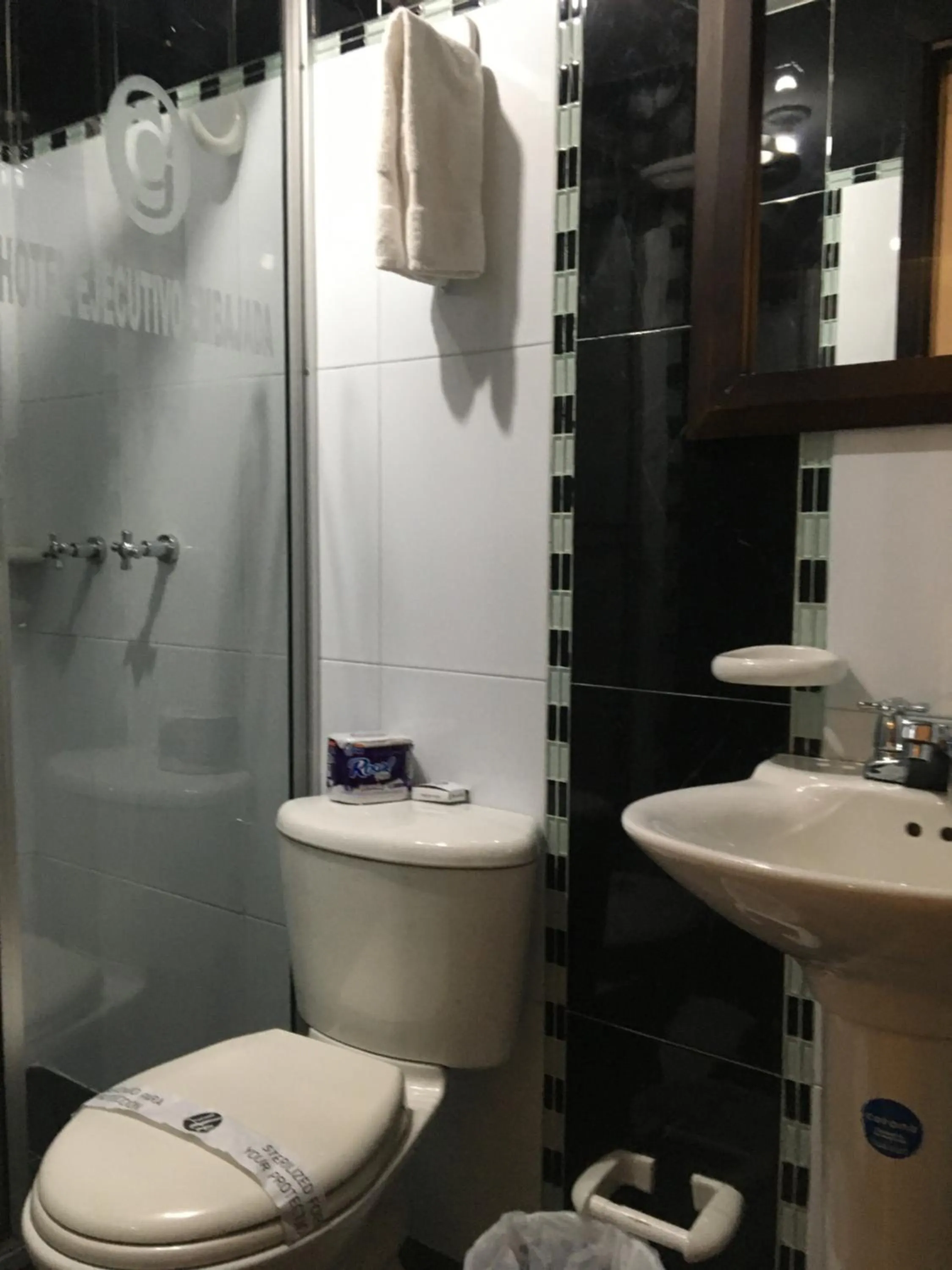 Bathroom in Hotel Ejecutivo Embajada