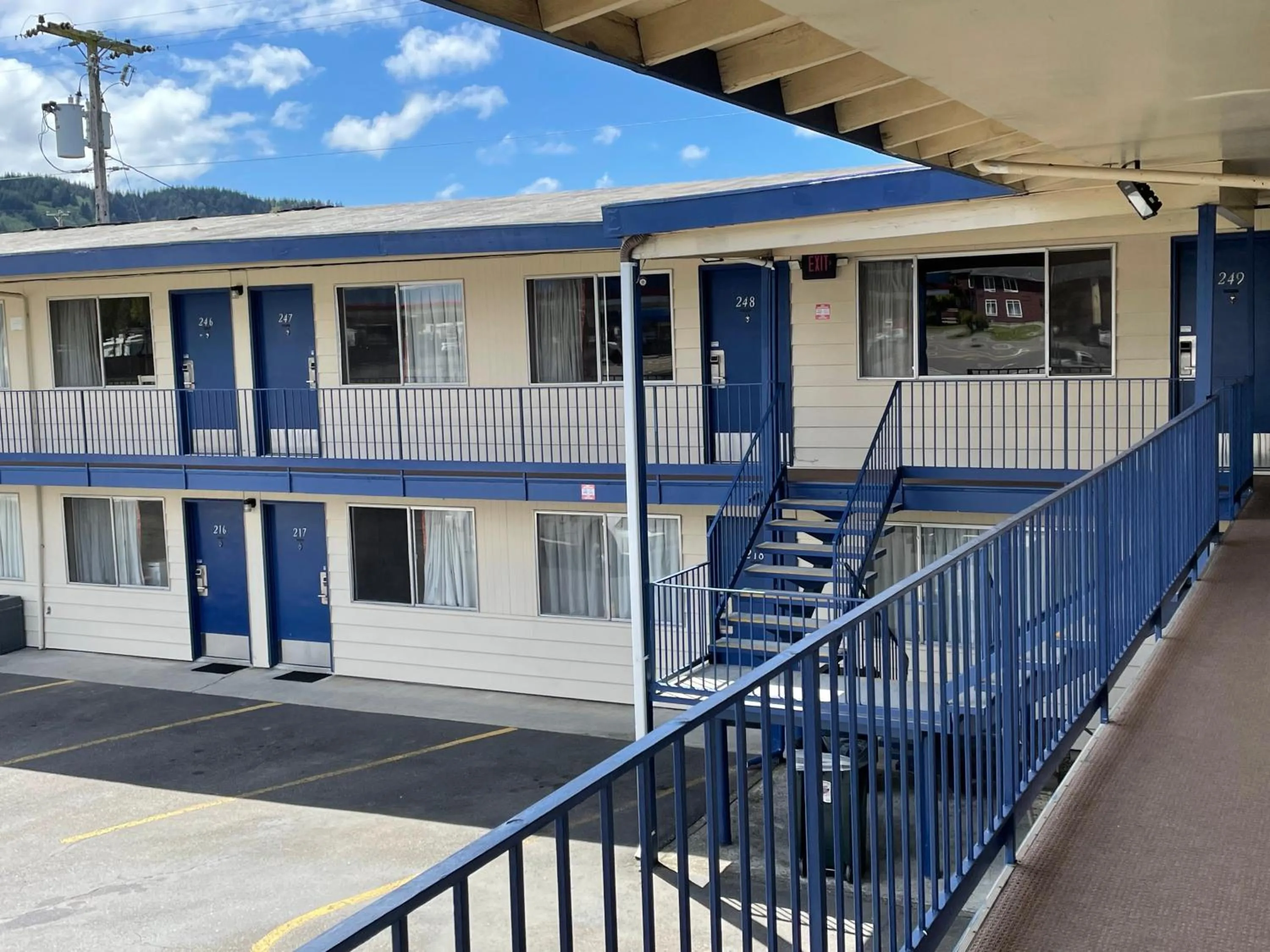 Balcony/Terrace in Economy Inn